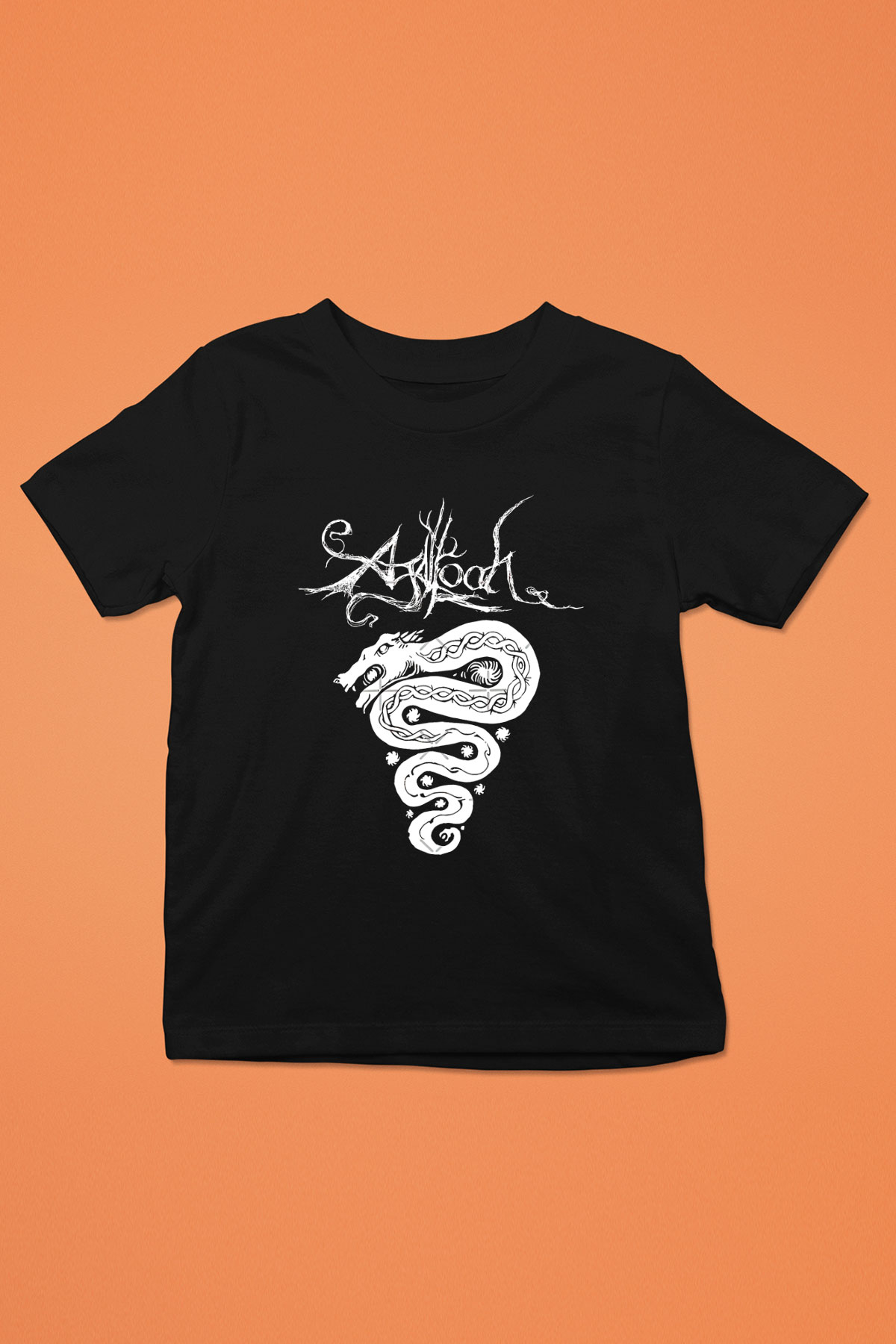 Agalloch Baskılı Unisex Siyah Çocuk Tişört - Tshirt