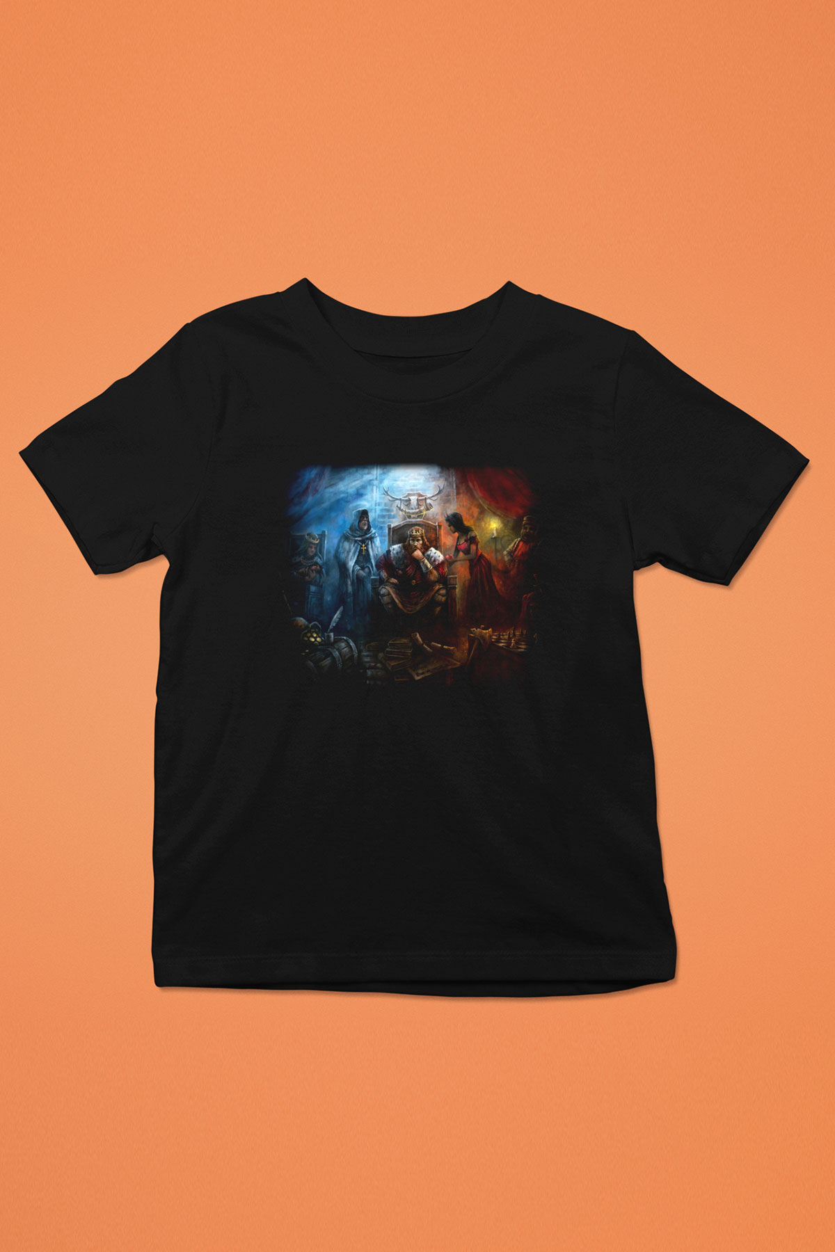 Age Of Empires Baskılı Siyah Unisex Çocuk Tişört