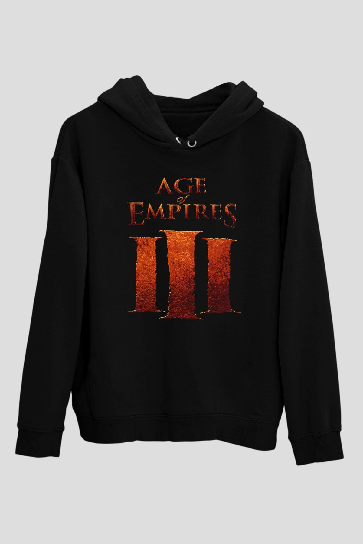 Age Of Empires Siyah Unisex Hoodie