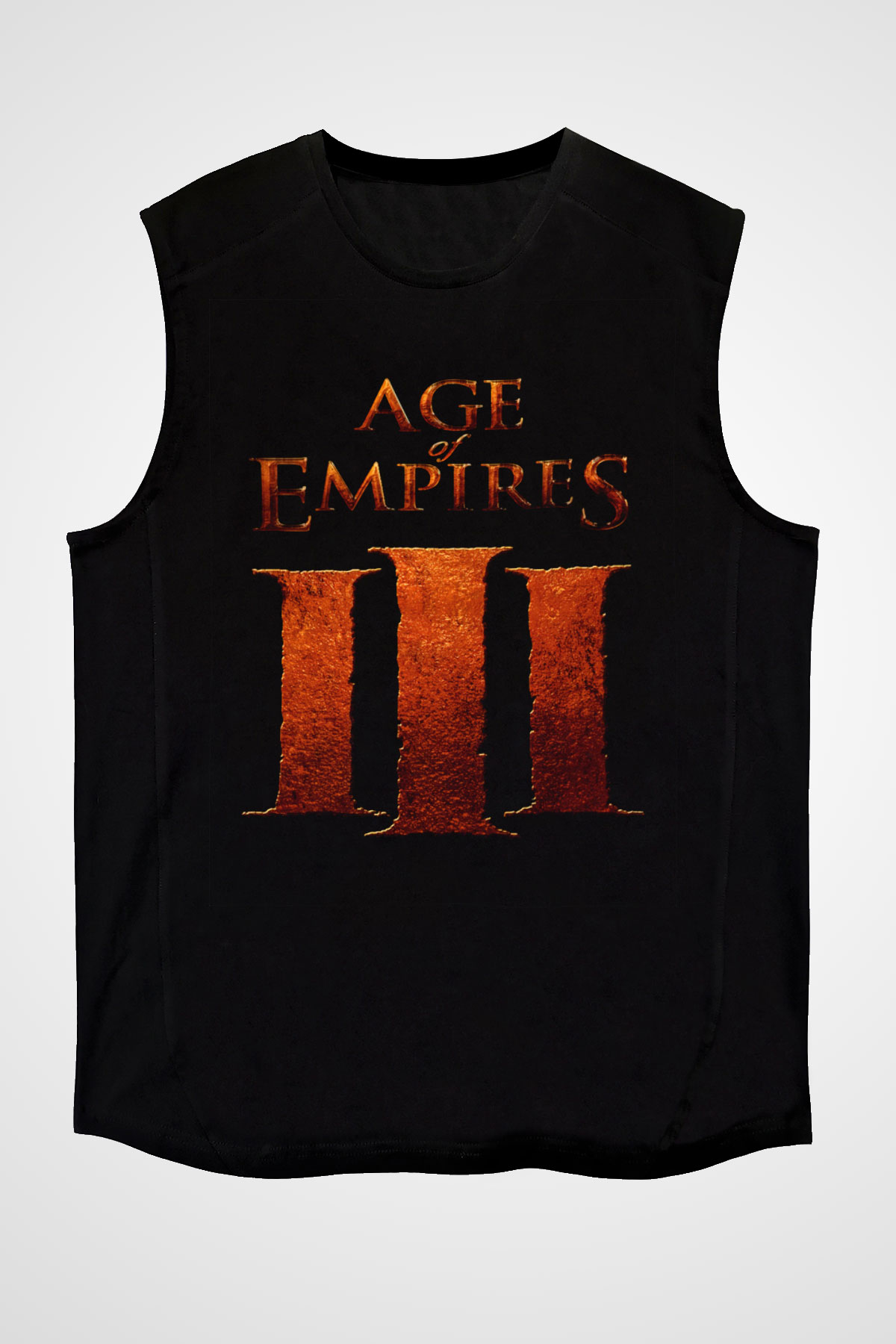 Age Of Empires Siyah Unisex Kolsuz Tişört