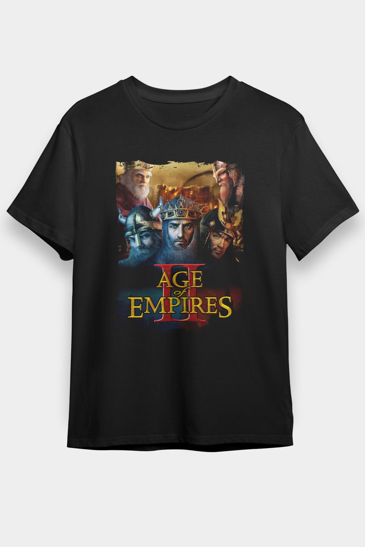 Age Of Empires Siyah Unisex Tişört T-Shirt