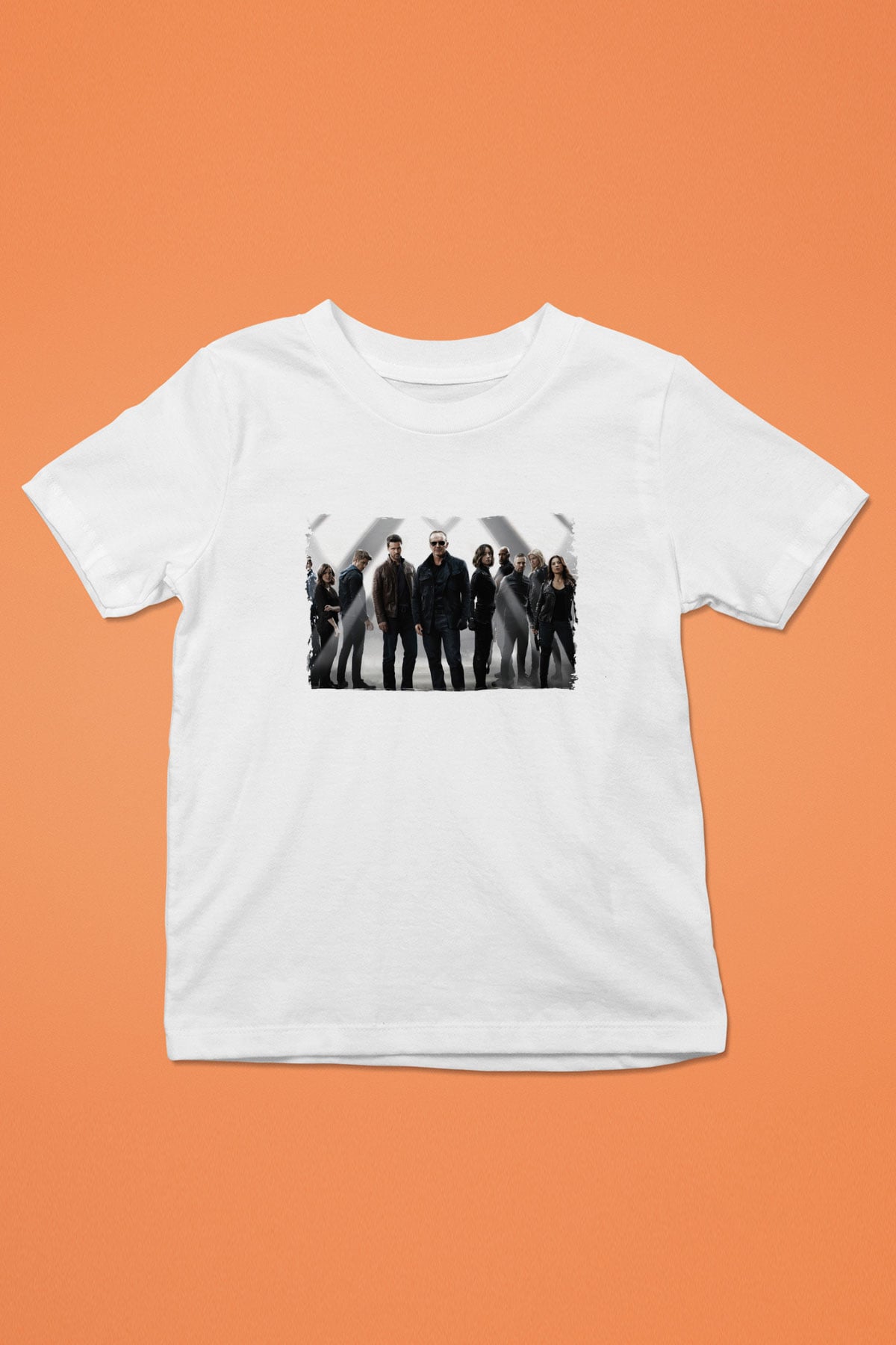 Agents of S.H.I.E.L.D. Beyaz Unisex Çocuk Tişört