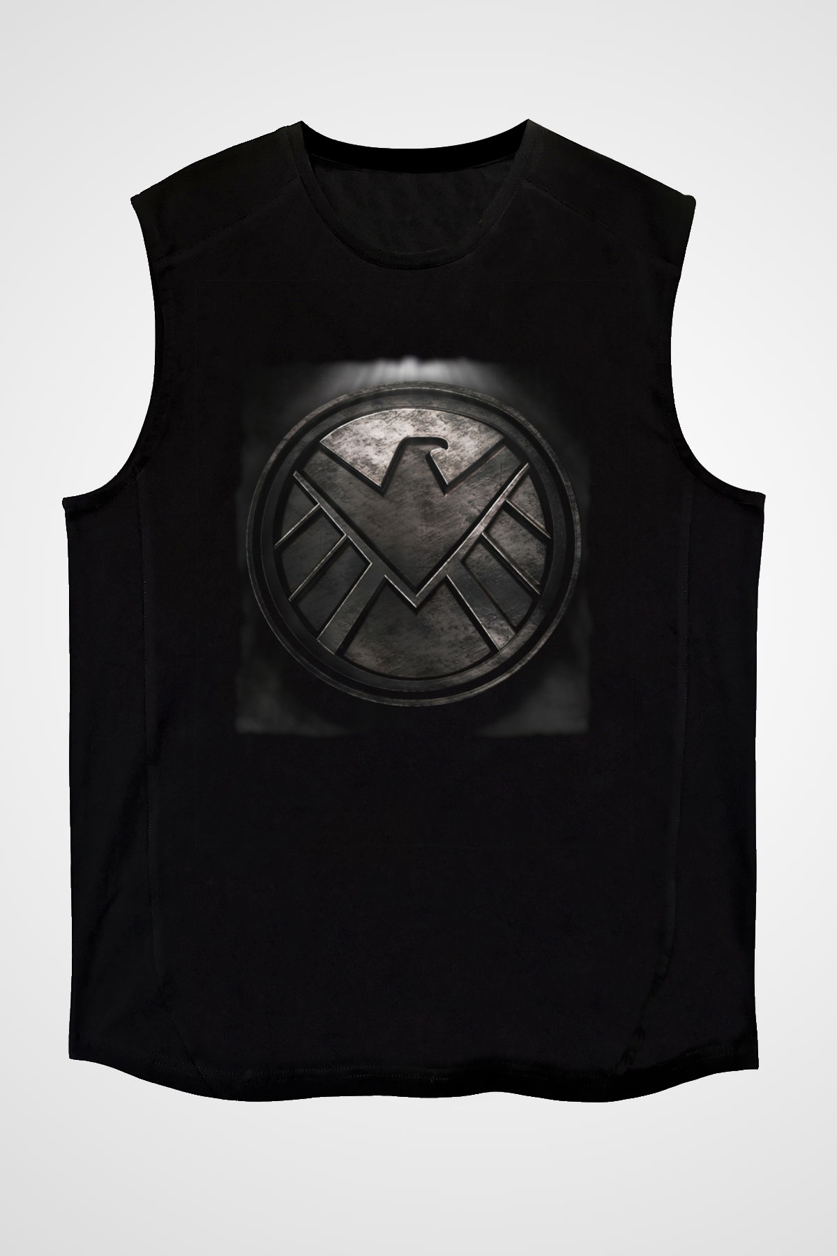Agents of S.H.I.E.L.D. Siyah Unisex Kolsuz Tişört