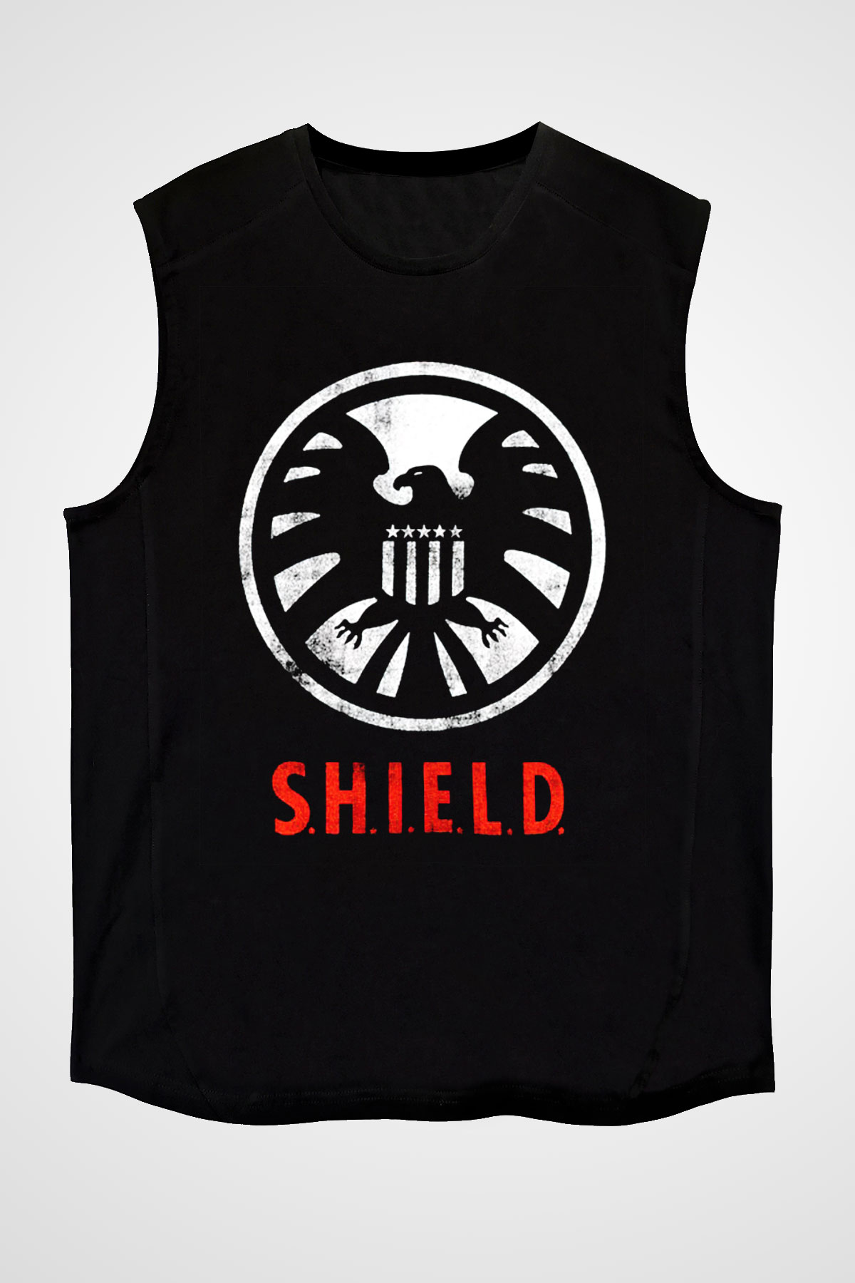 Agents of S.H.I.E.L.D. Siyah Unisex Kolsuz Tişört