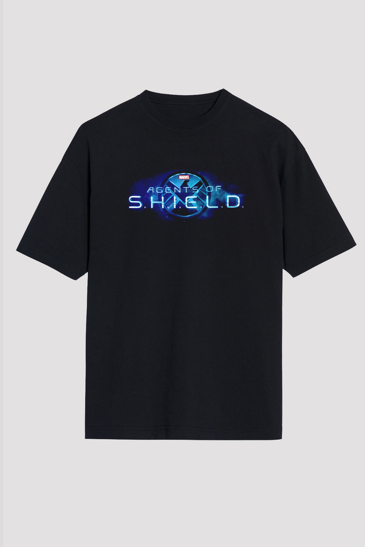 Agents of S.H.I.E.L.D. Siyah Unisex Tişört T-Shirt