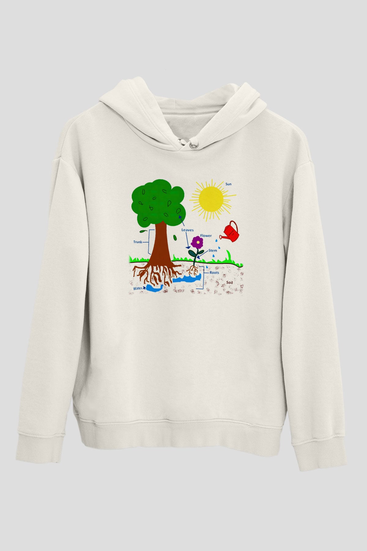 Agronomist Beyaz Unisex Hoodie