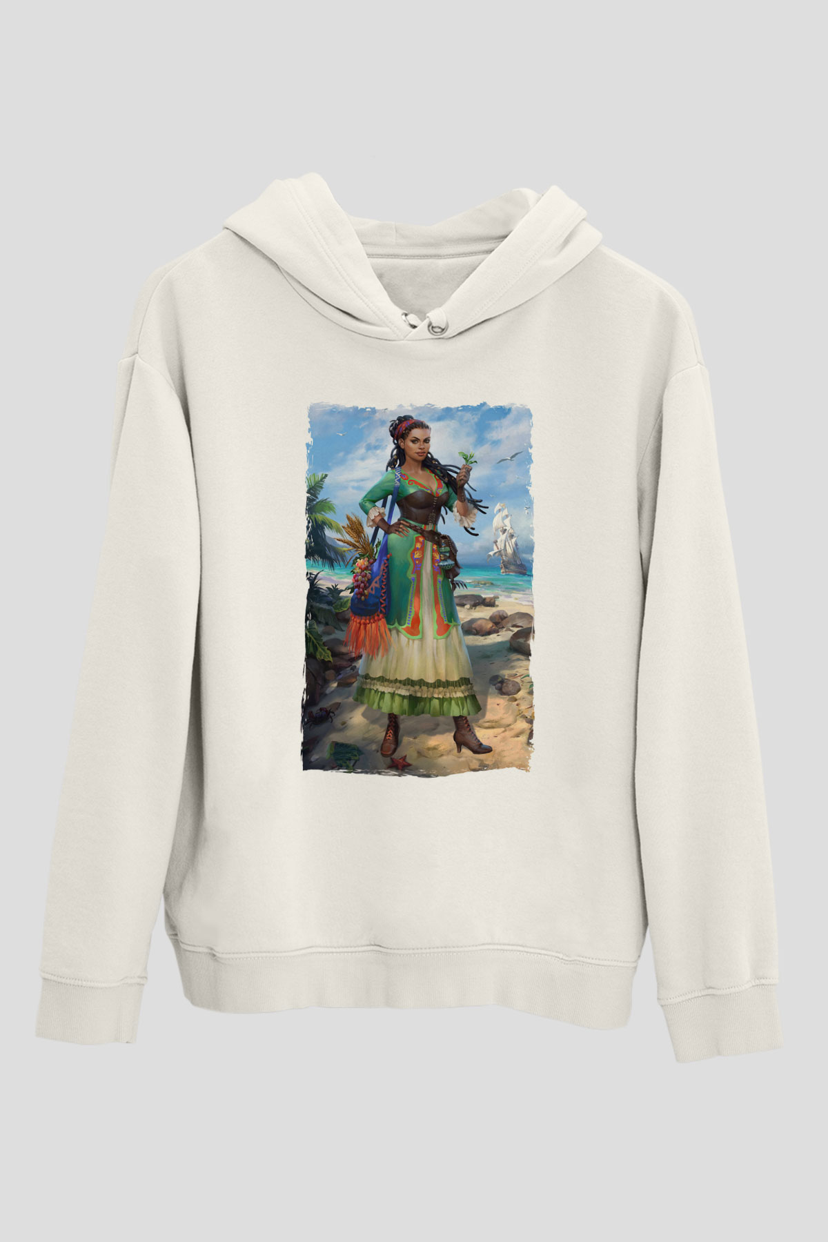 Agronomist Beyaz Unisex Kapüşonlu Sweatshirt