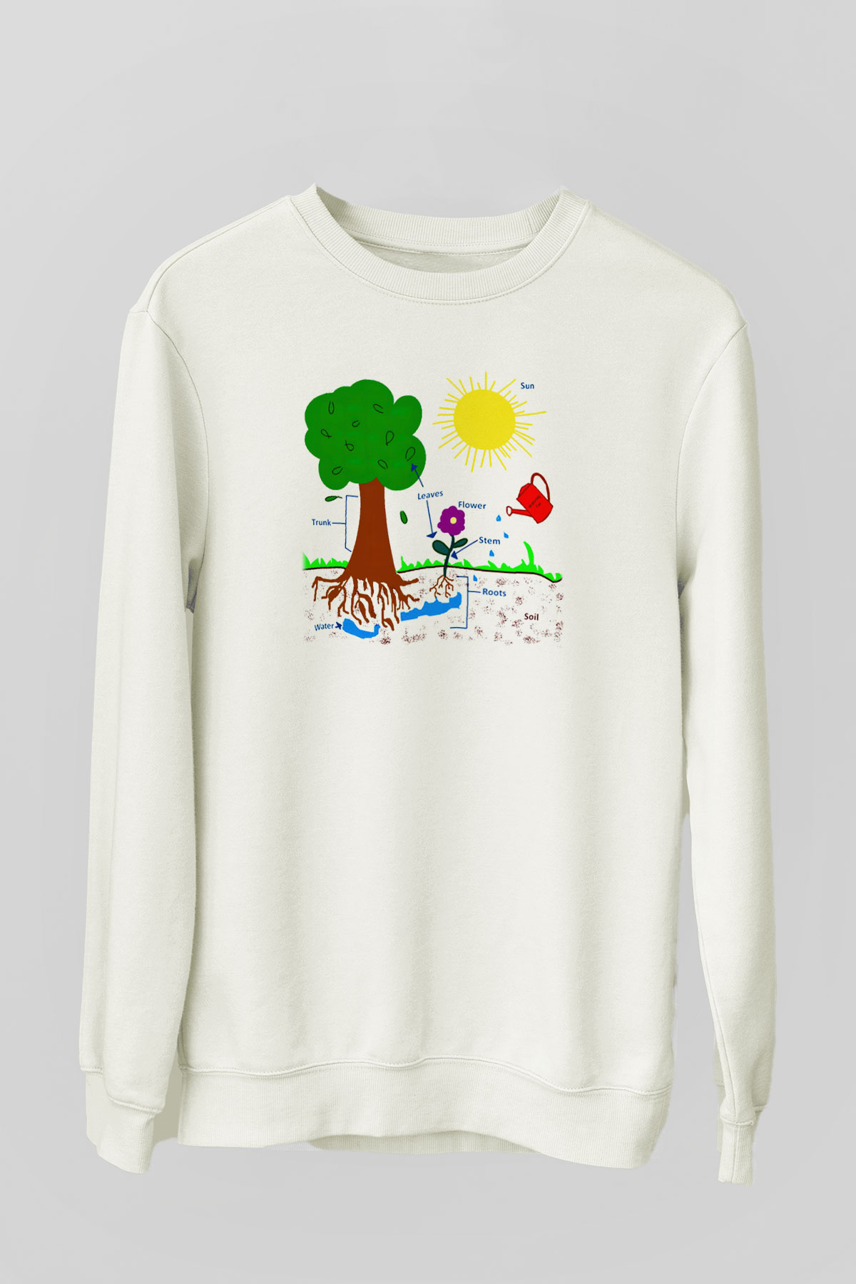 Agronomist Beyaz Unisex Sweatshirt