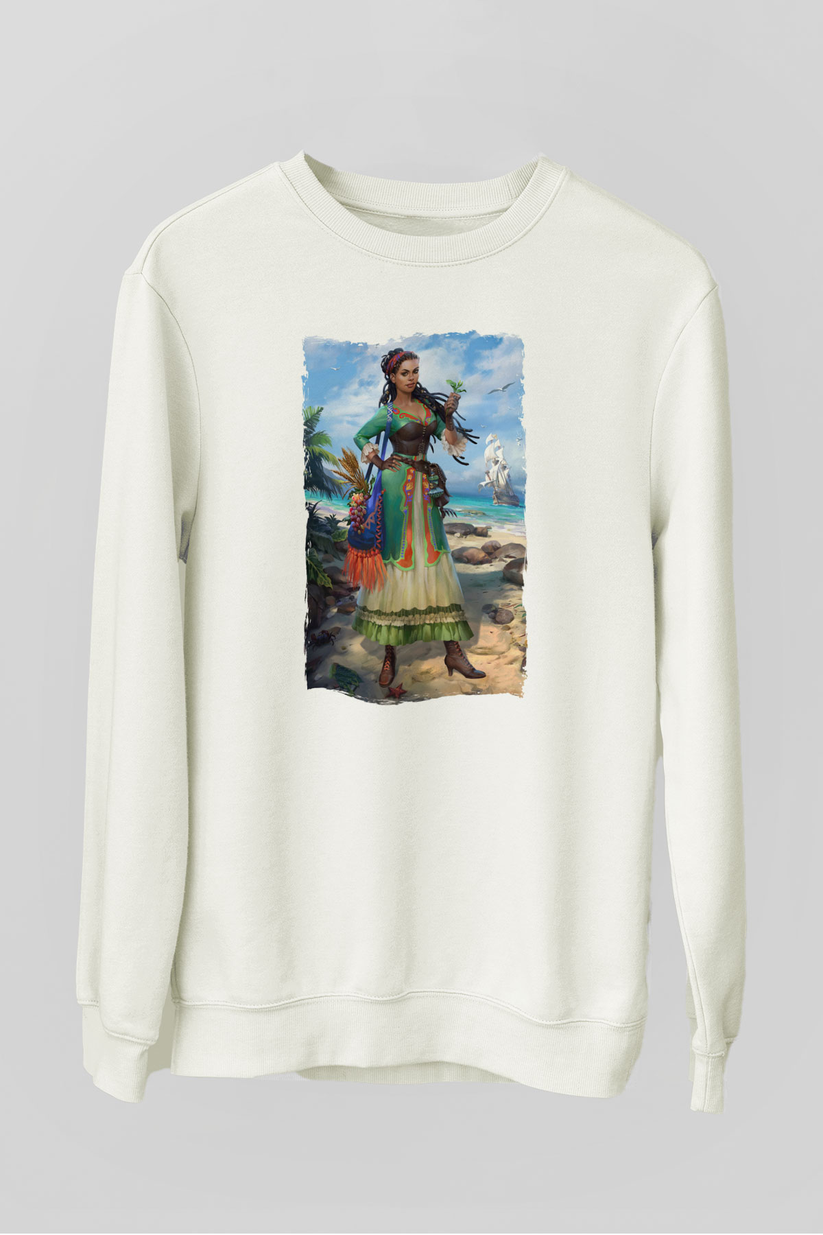 Agronomist Beyaz Unisex Sweatshirt