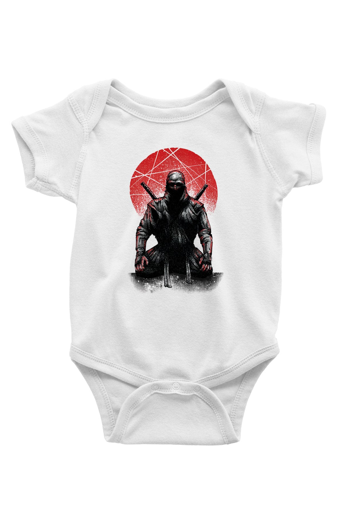 Aikido Baskılı Beyaz Unisex Bebek Body - Zıbın