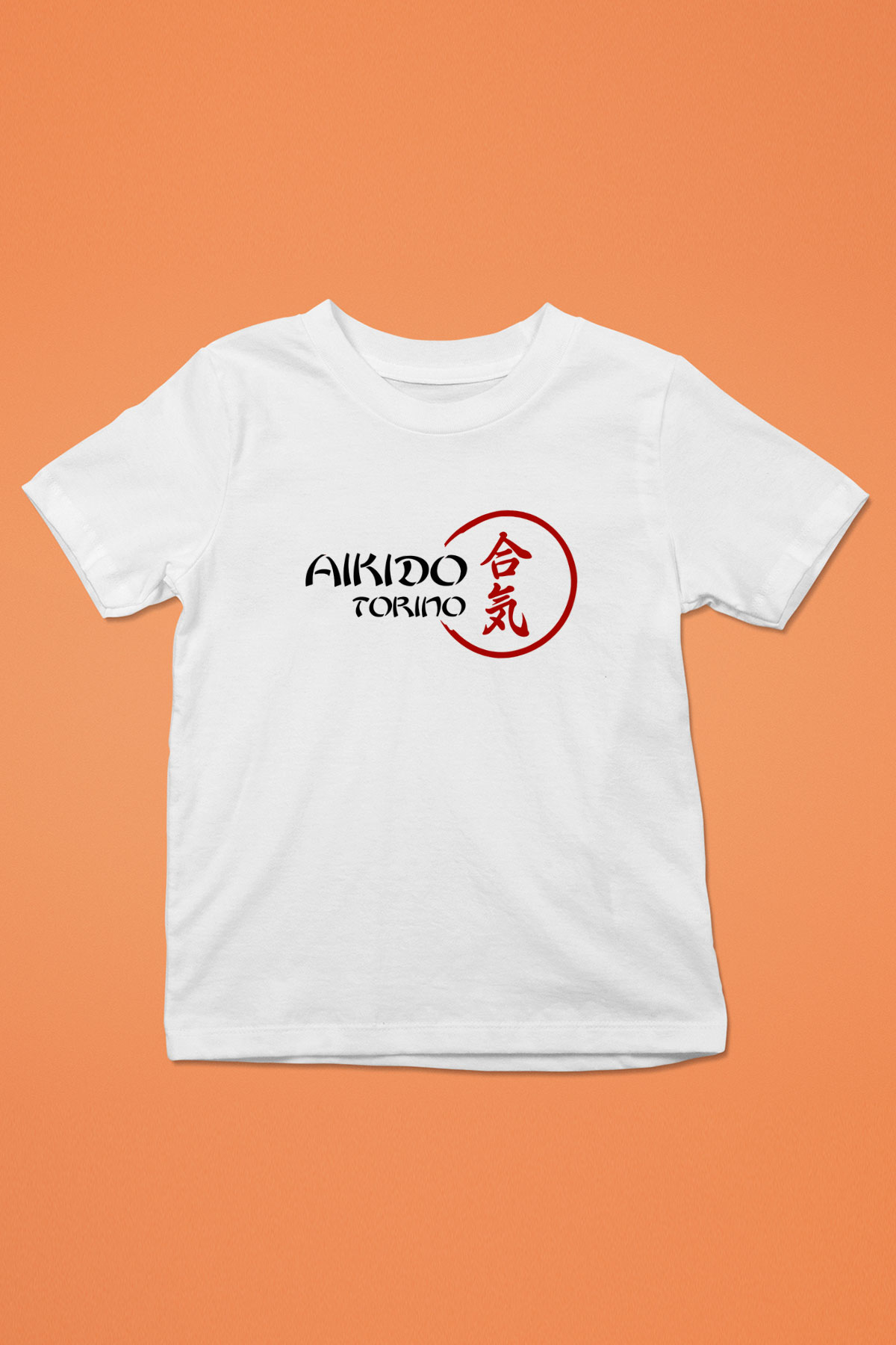 Aikido Baskılı Beyaz Unisex Çocuk Tişört