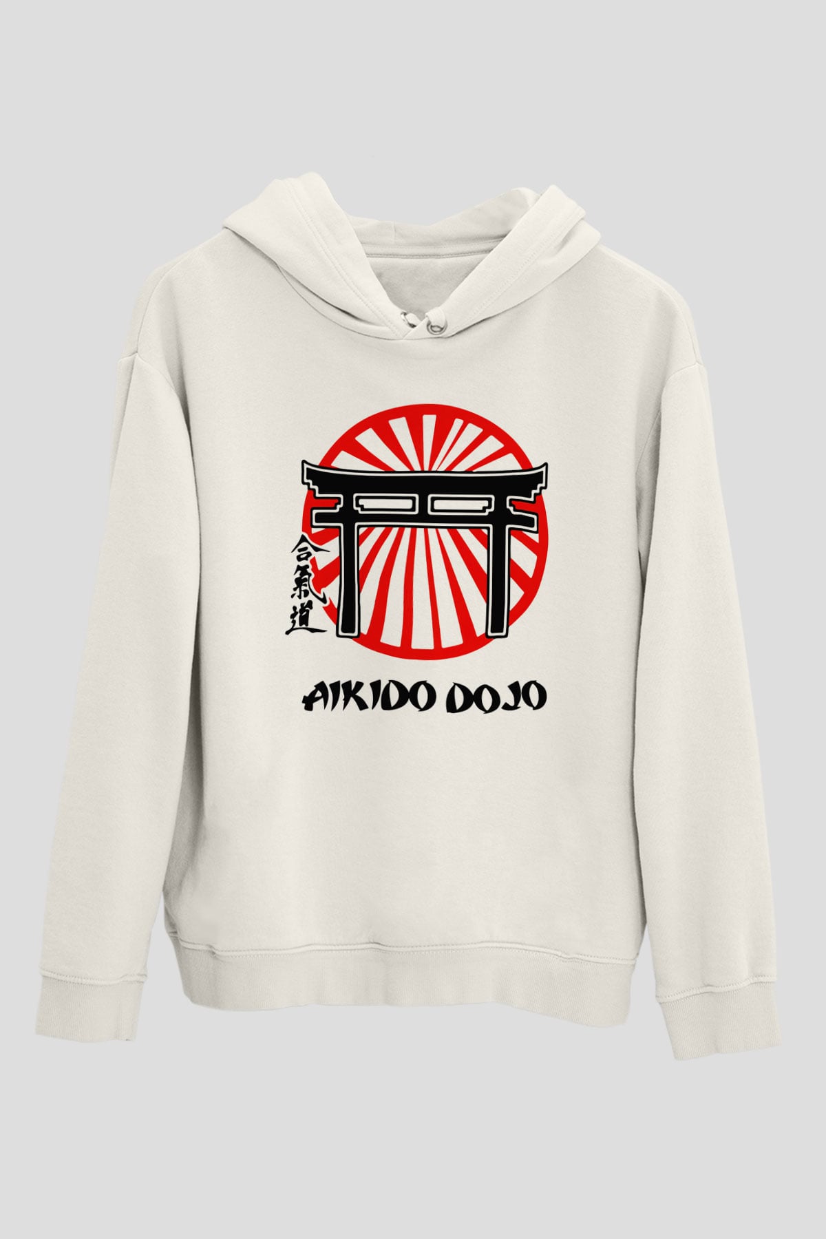 Aikido Beyaz Unisex Hoodie