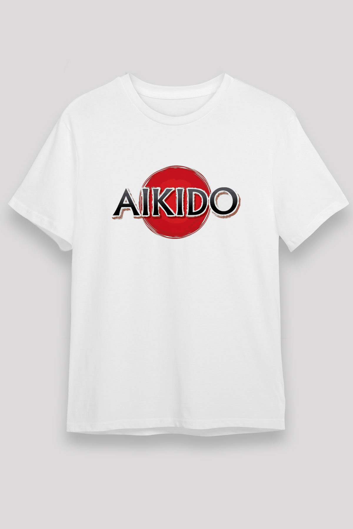 Aikido Beyaz Unisex Tişört T-Shirt - TişörtFabrikası
