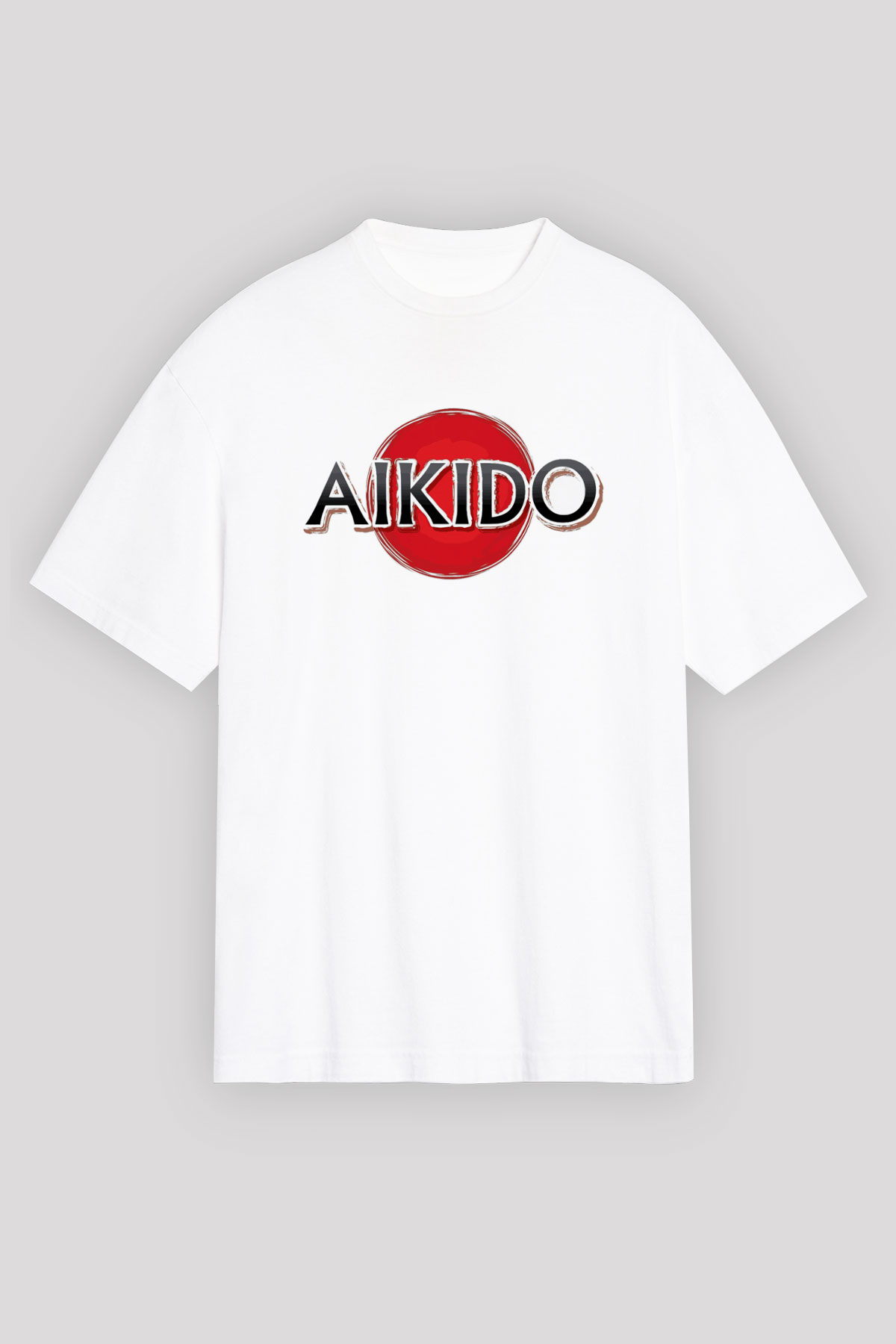 Aikido Beyaz Unisex Tişört T-Shirt - TişörtFabrikası