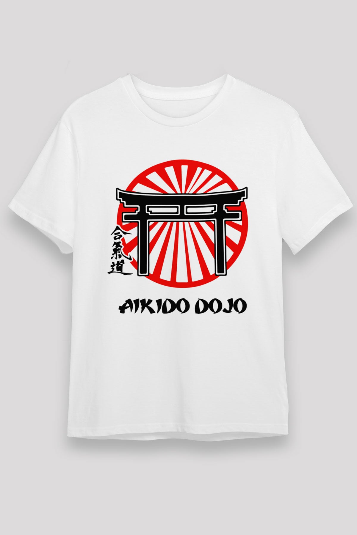 Aikido Beyaz Unisex Tişört T-Shirt - TişörtFabrikası
