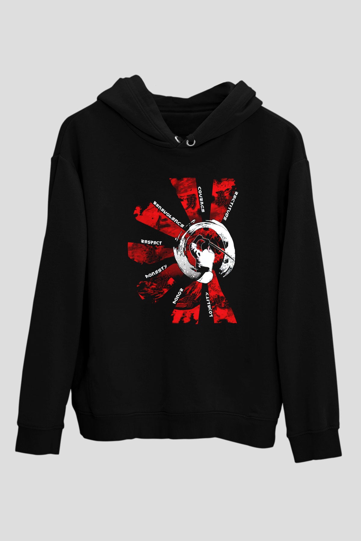 Aikido Siyah Unisex Hoodie