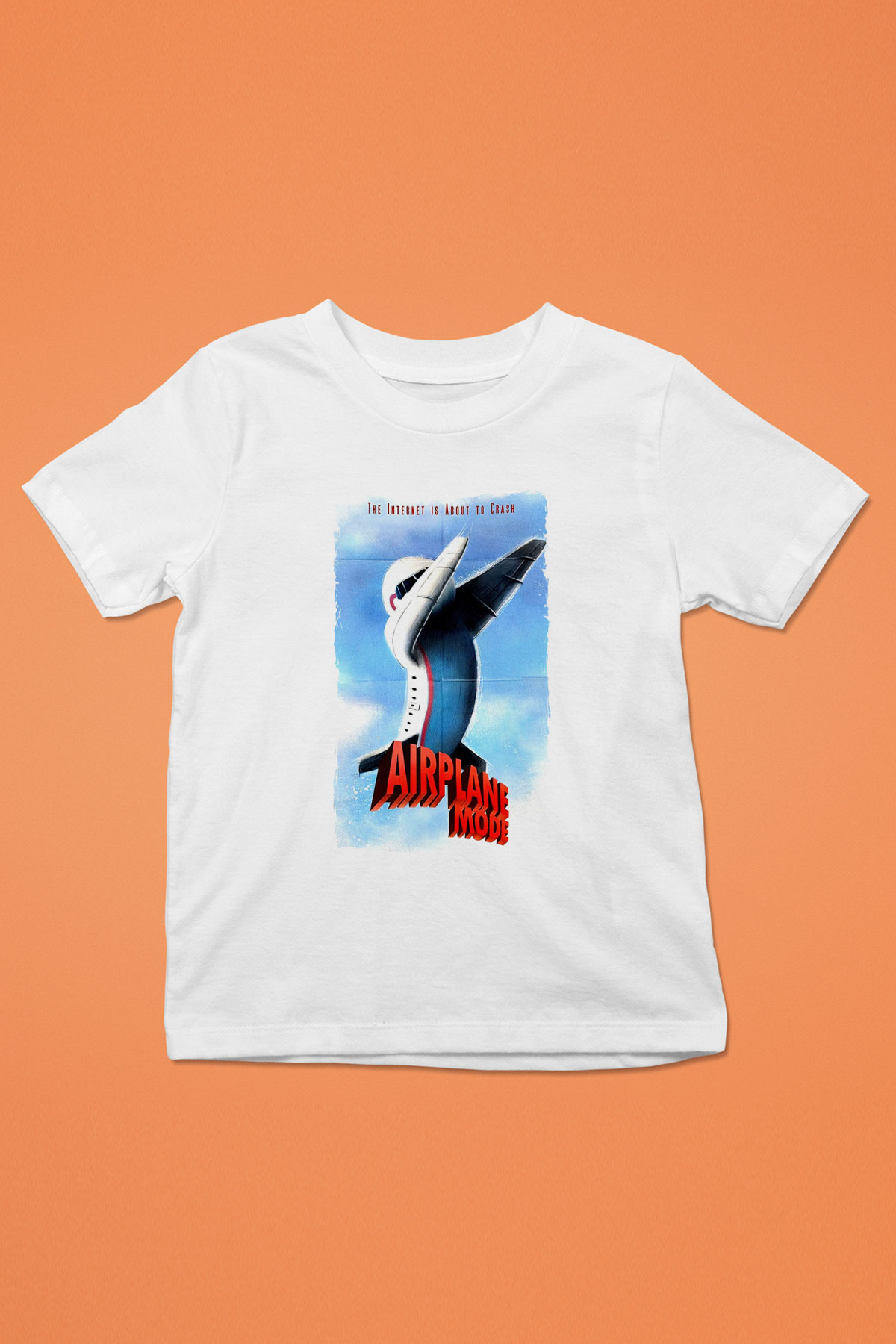Airplane Beyaz Unisex  Çocuk Tişört