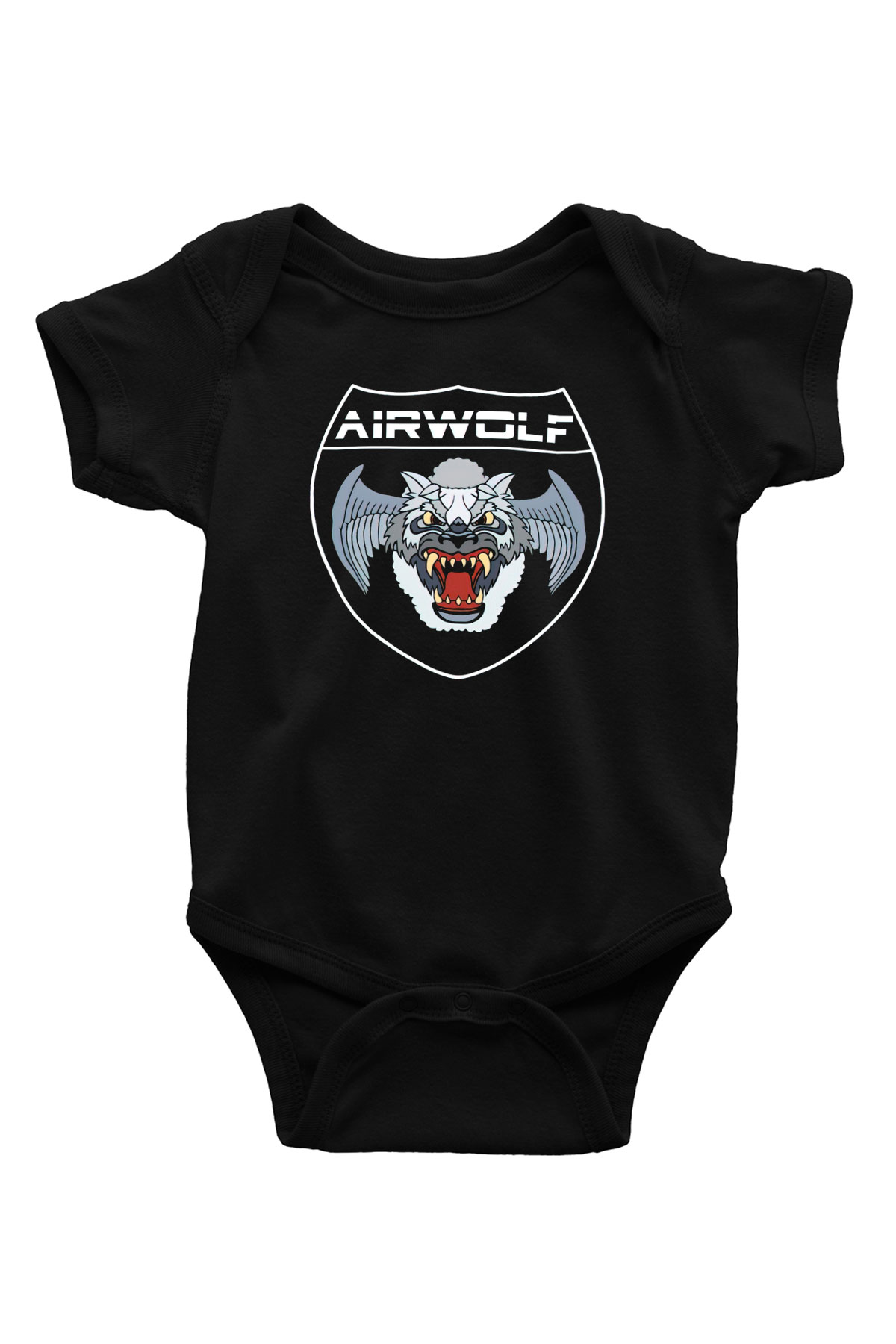 Airwolf Siyah Bebek Body - Zıbın