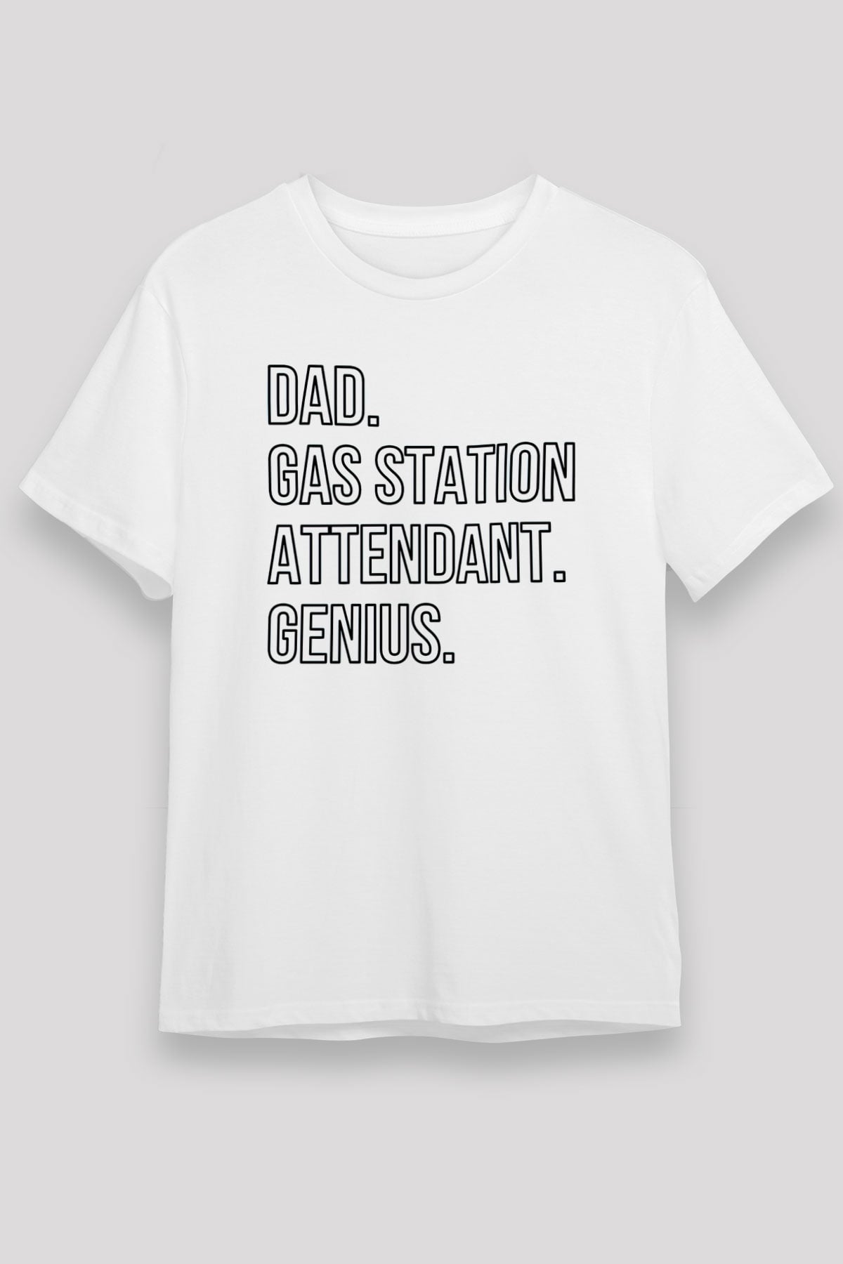 Akaryakıt Beyaz Unisex Tişört T-Shirt - TişörtFabrikası
