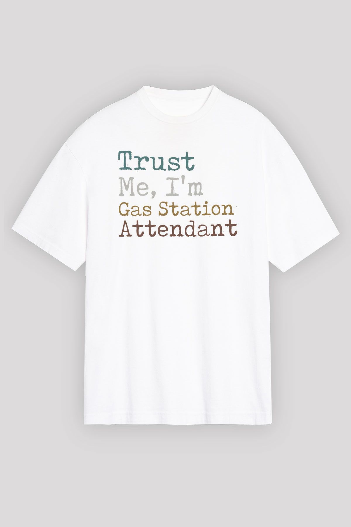 Akaryakıt Beyaz Unisex Tişört T-Shirt - TişörtFabrikası