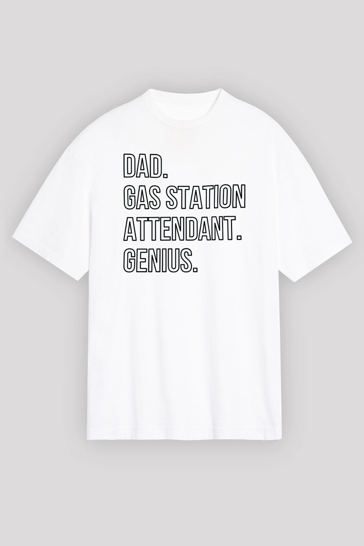 Akaryakıt Beyaz Unisex Tişört T-Shirt - TişörtFabrikası