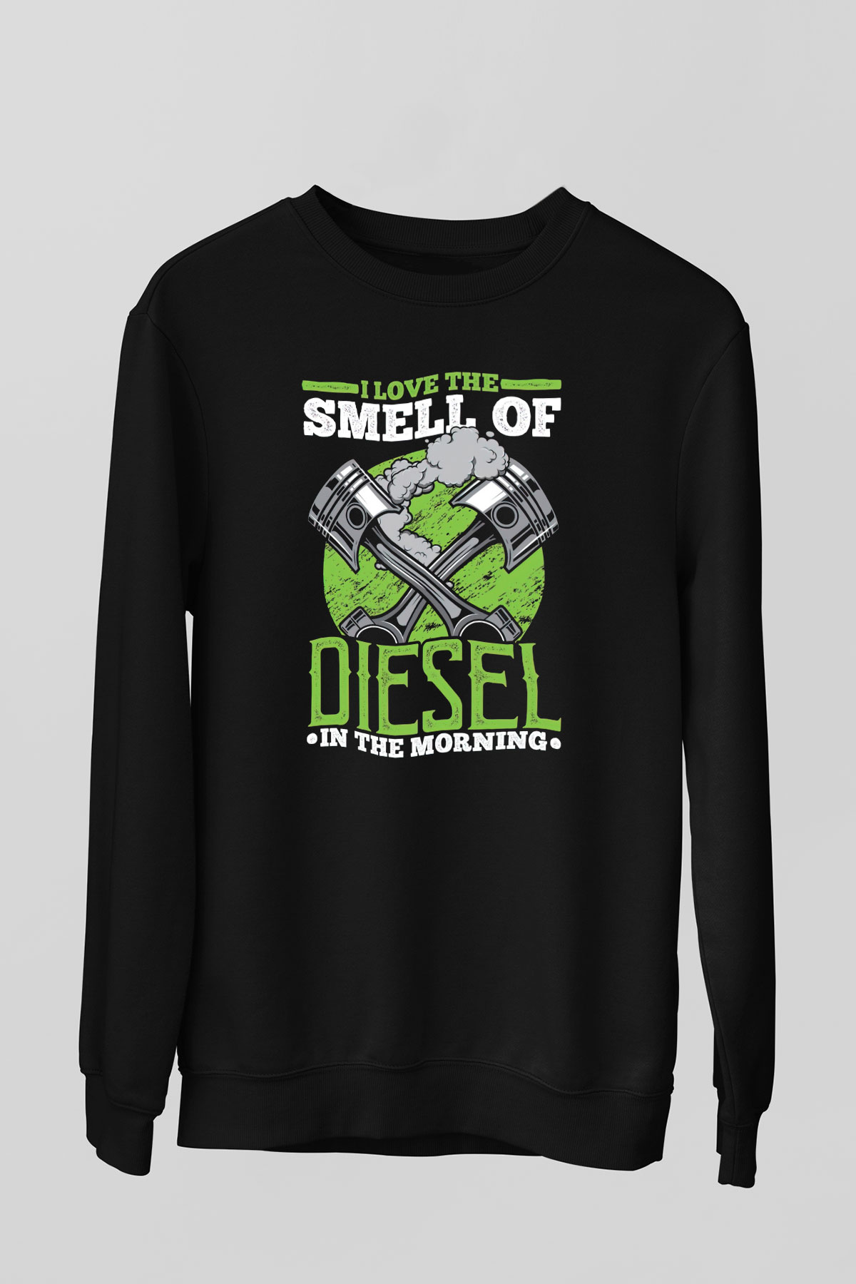 Akaryakıt Siyah Unisex Sweatshirt