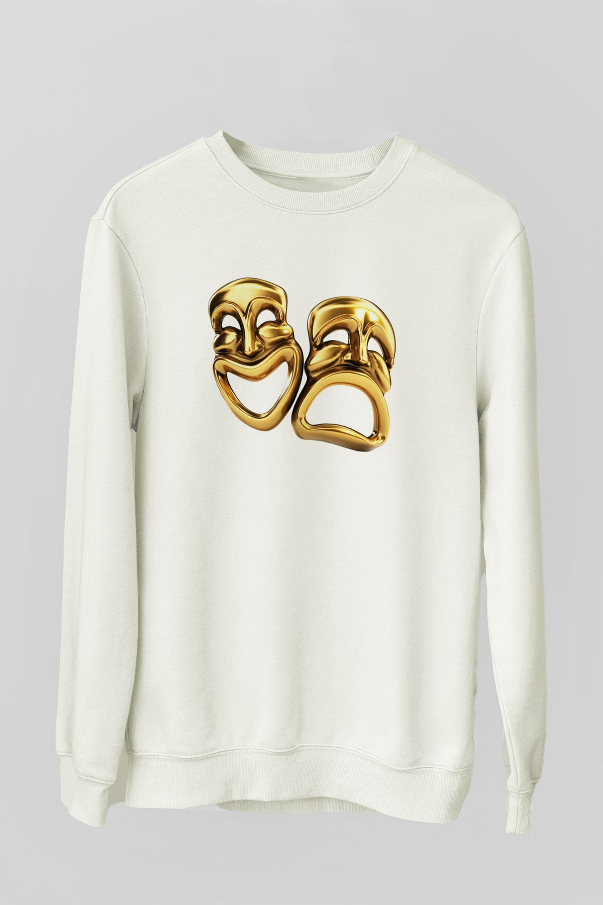 Aktör Beyaz Unisex Sweatshirt