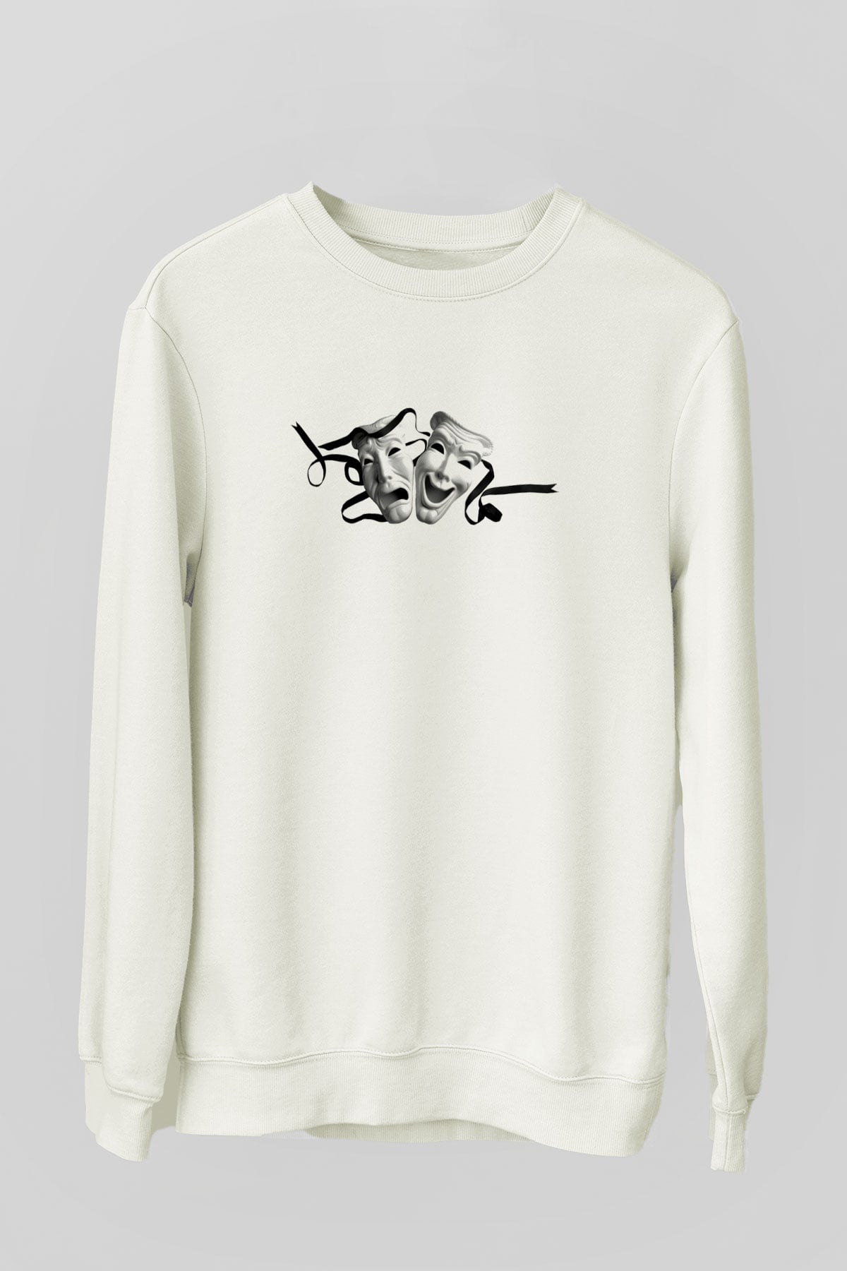 Aktör Beyaz Unisex Sweatshirt
