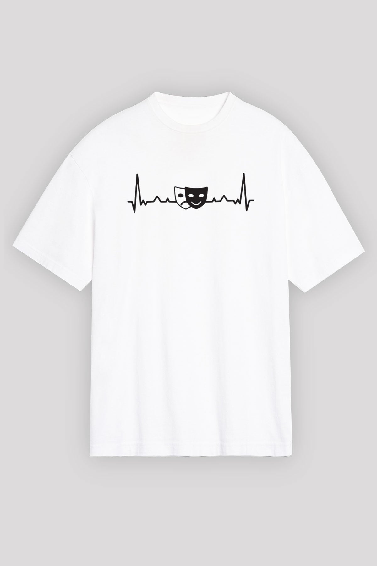 Aktör Beyaz Unisex Tişört T-Shirt - TişörtFabrikası