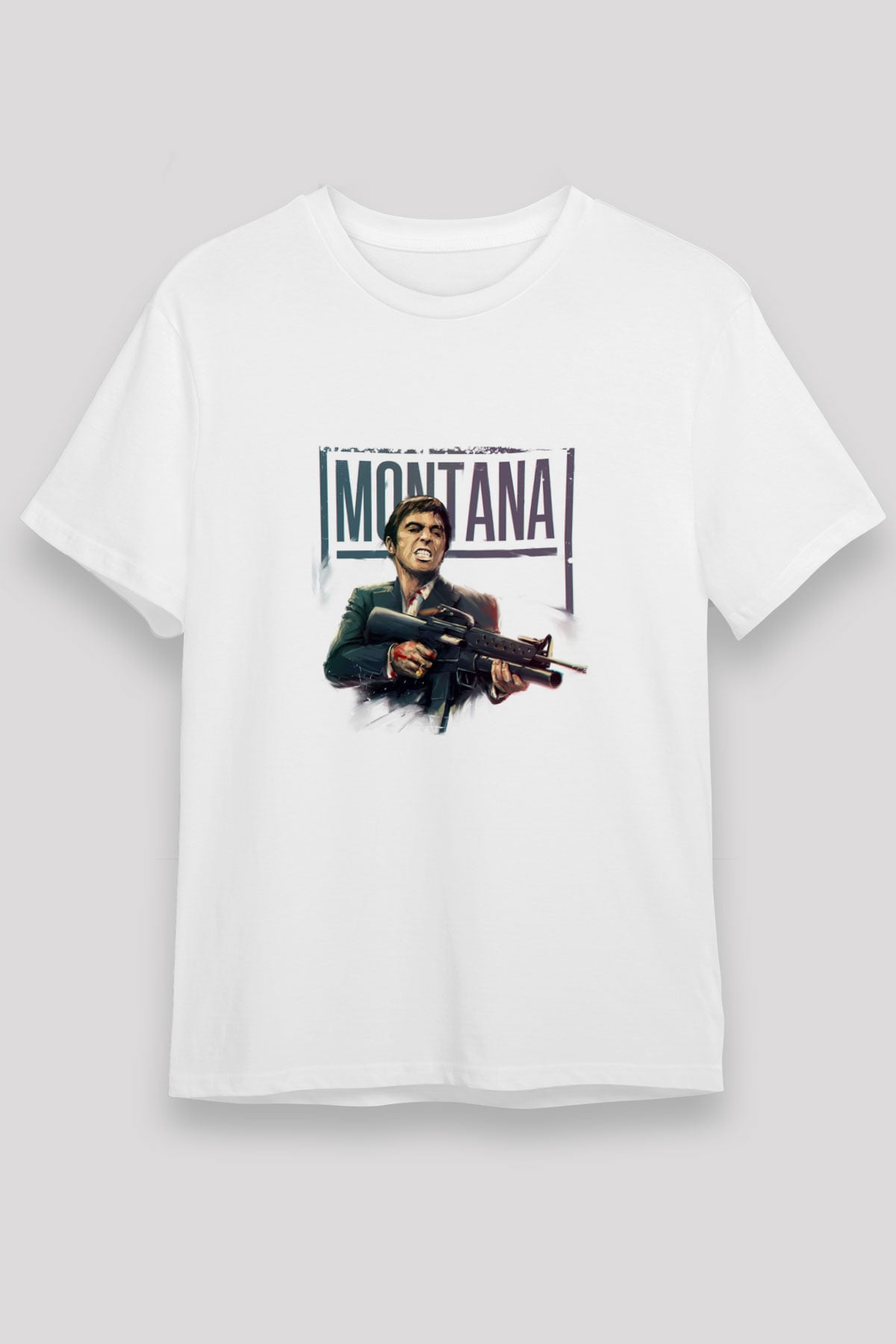 Al Pacino Unisex Baskılı Beyaz Tişört