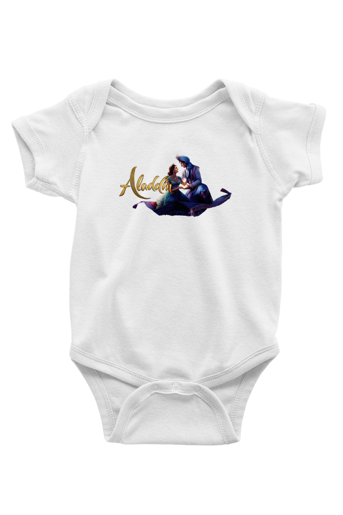 Aladdin Beyaz Bebek Body - Zıbın