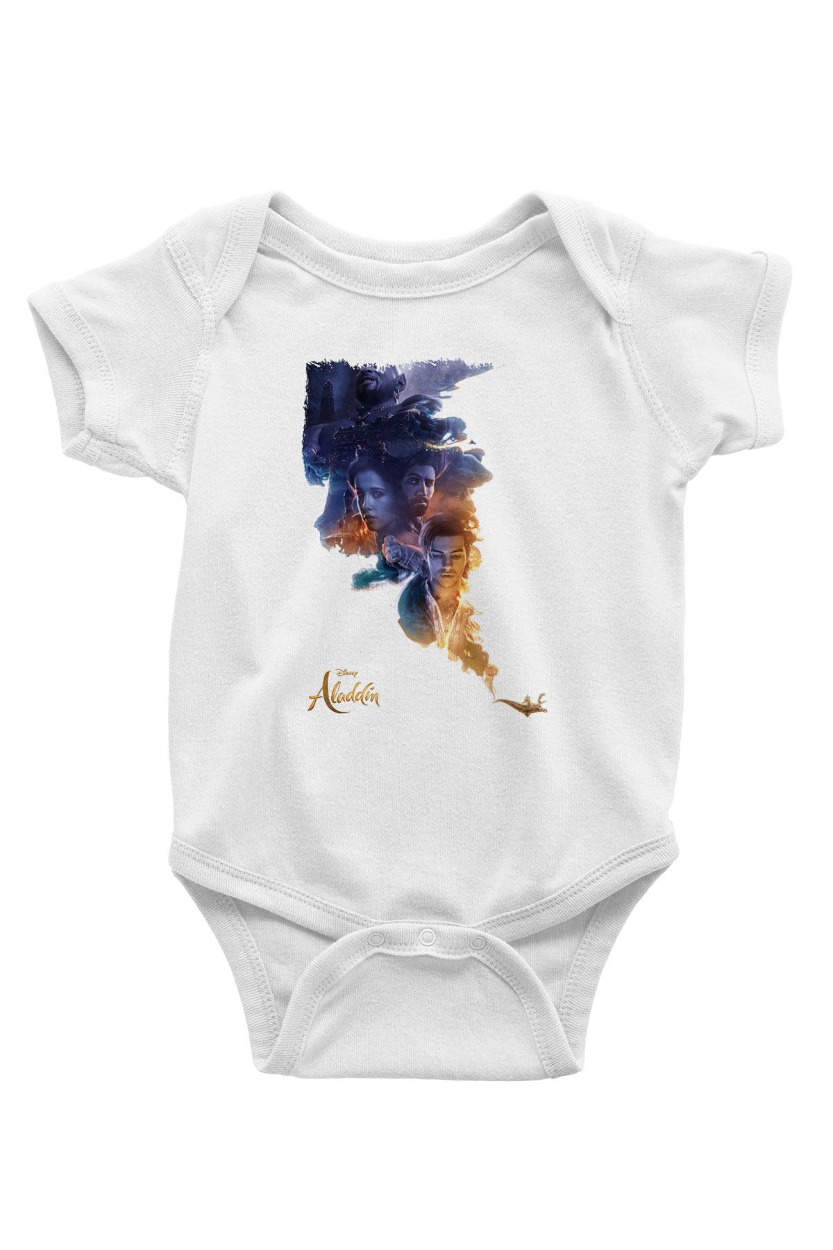 Aladdin Beyaz Bebek Body - Zıbın
