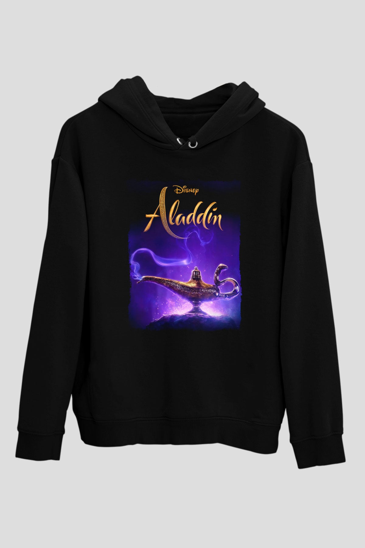 Aladdin Siyah Unisex Hoodie