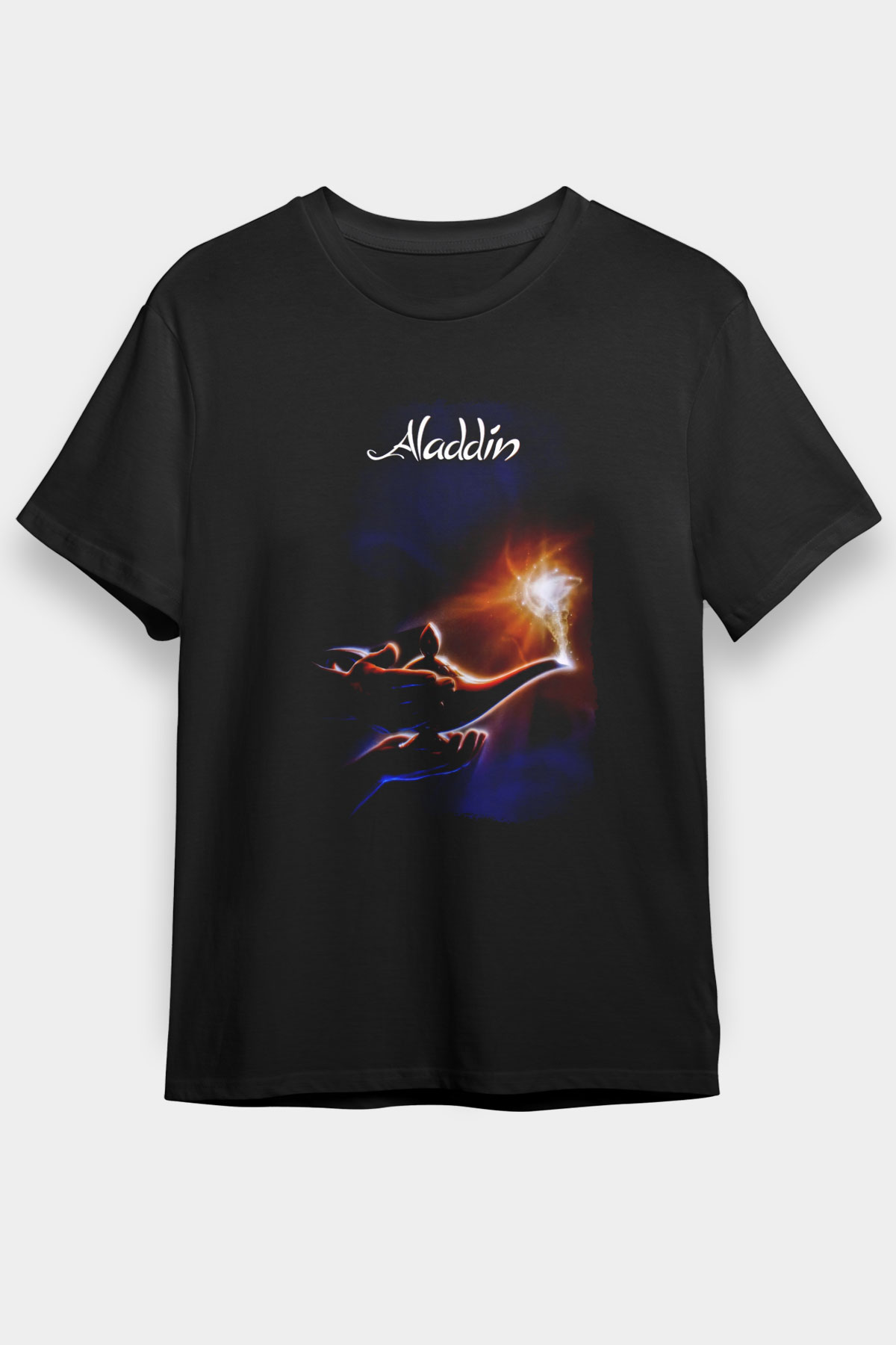 Aladdin Siyah Unisex Graphic Tee - STREETWEAR