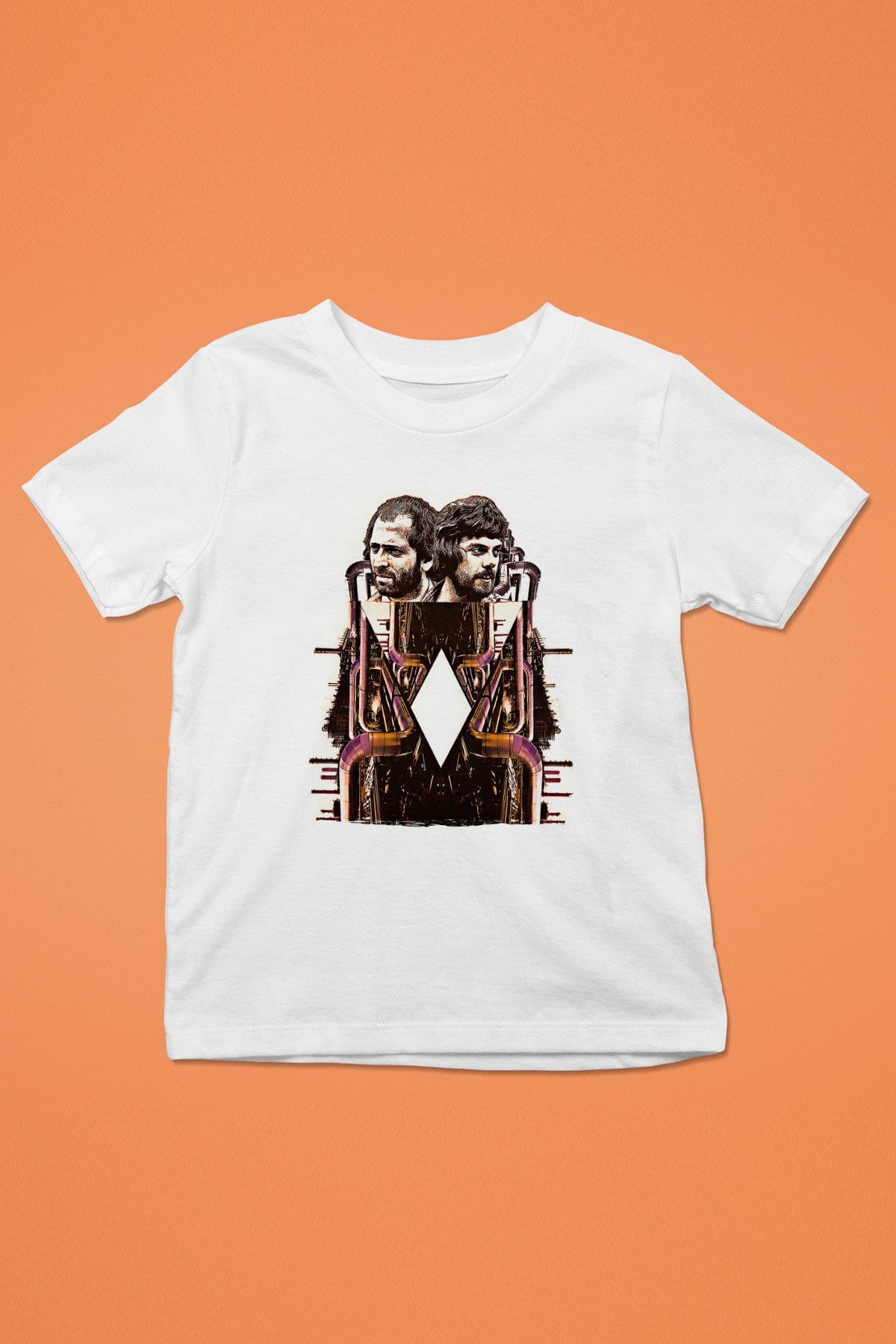 Alan Persons Project Baskılı Beyaz Unisex Beyaz Çocuk Tişört - Tshirt