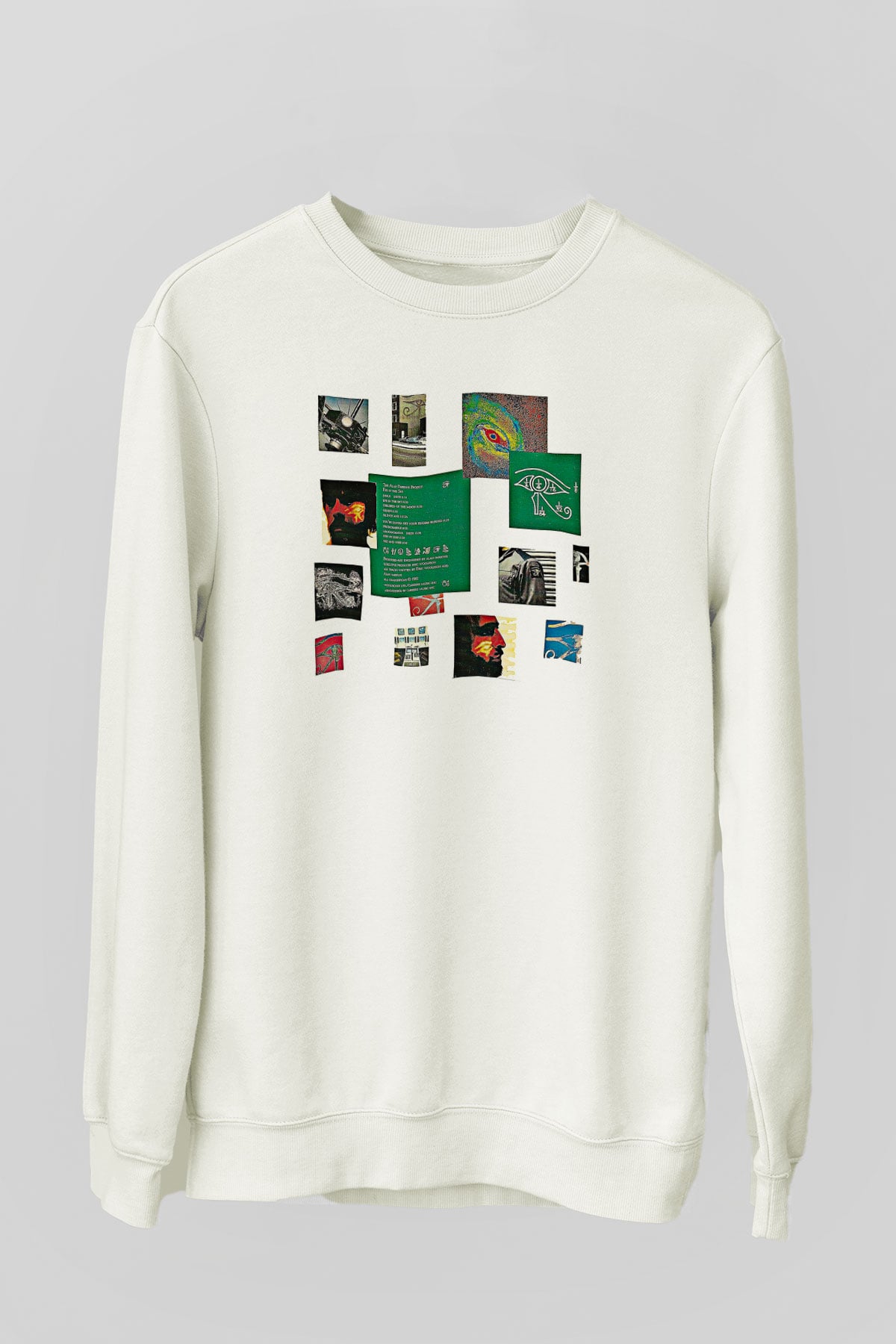Alan Persons Project Baskılı Beyaz Unisex Sweatshirt