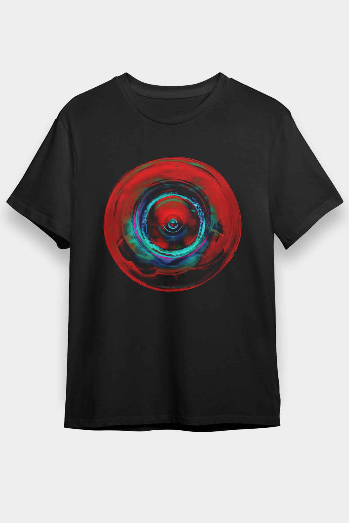 Alan Persons Project Baskılı Unisex Siyah Tişört - Tshirt