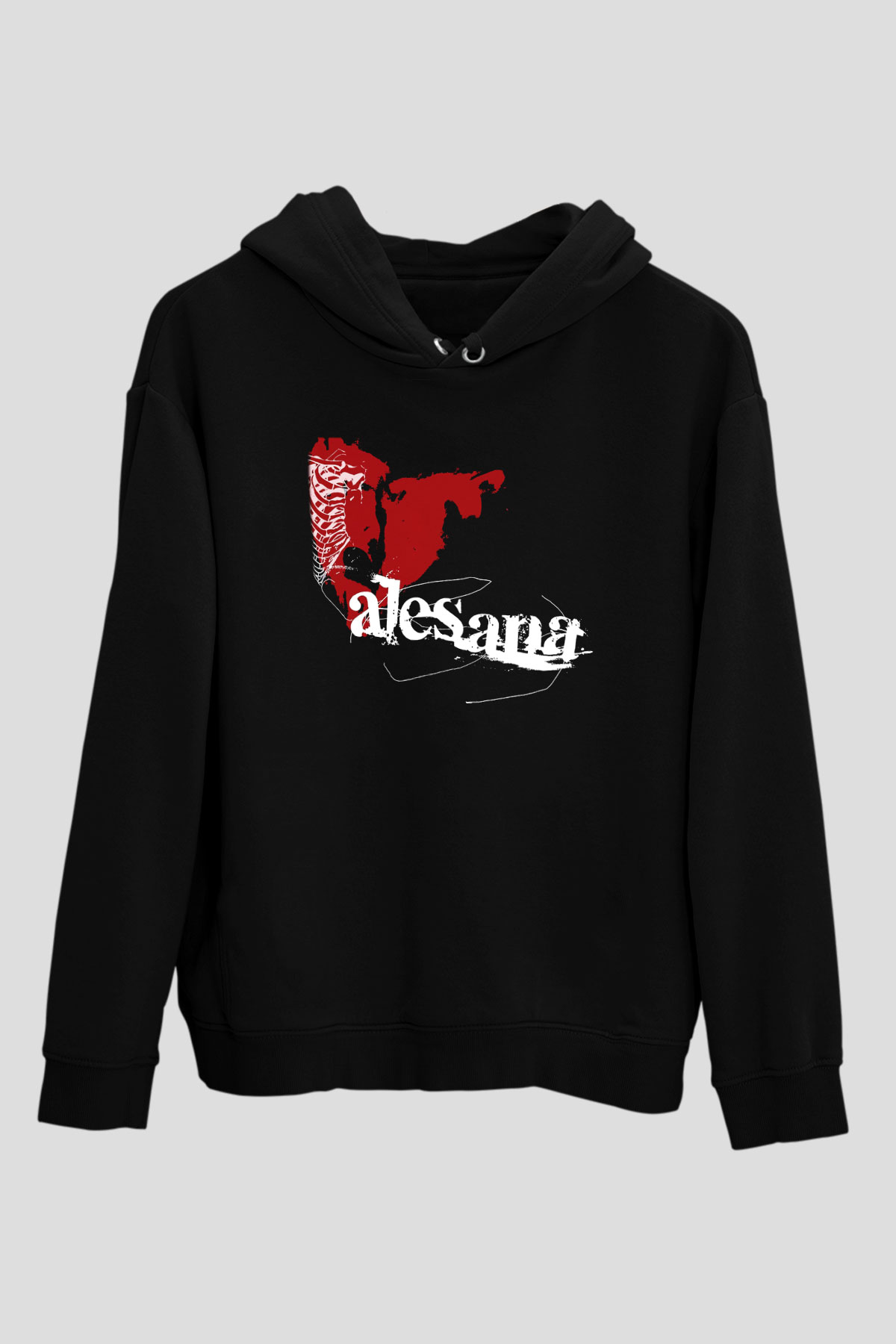 Alesana Siyah Unisex Hoodie