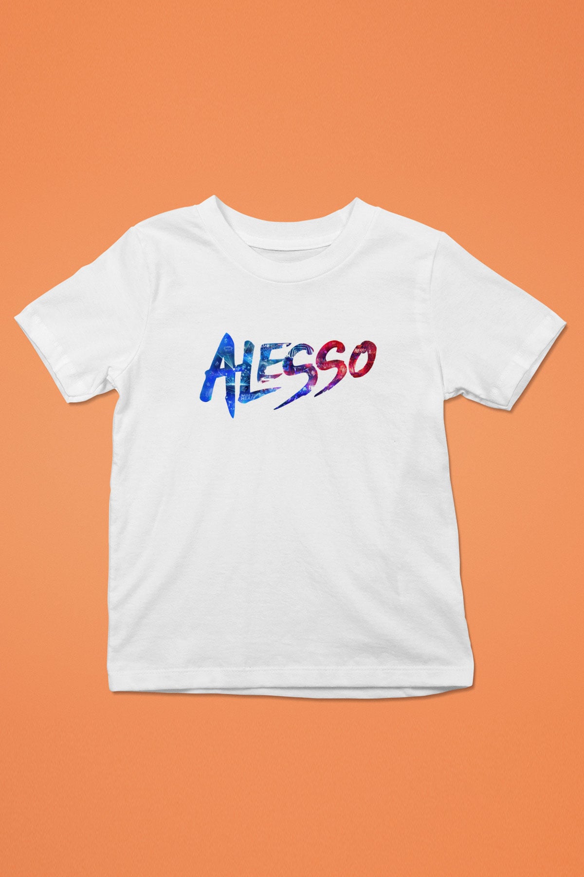 Alesso Baskılı Beyaz Unisex Çocuk Tişört