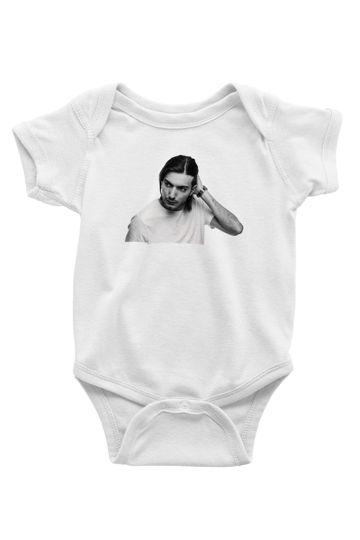Alesso Beyaz Bebek Body - Zıbın
