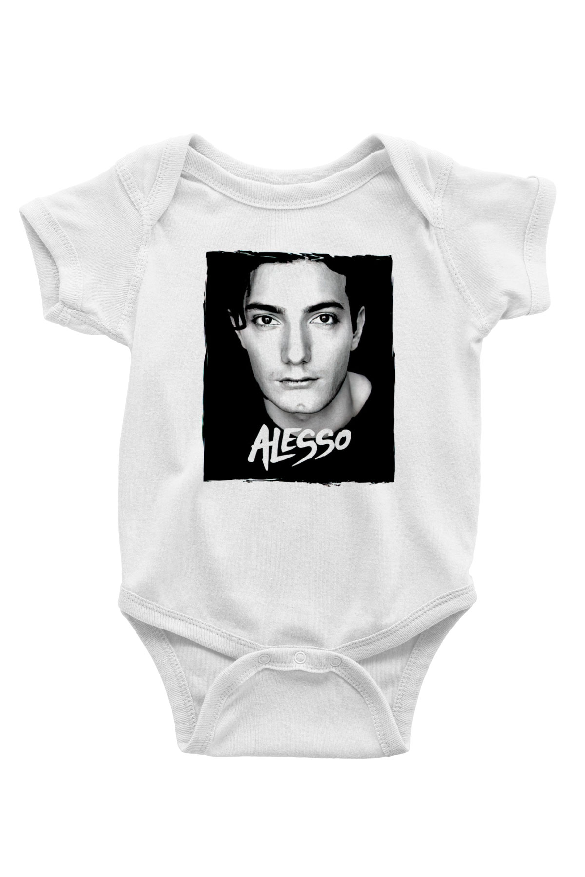 Alesso Beyaz Bebek Body - Zıbın