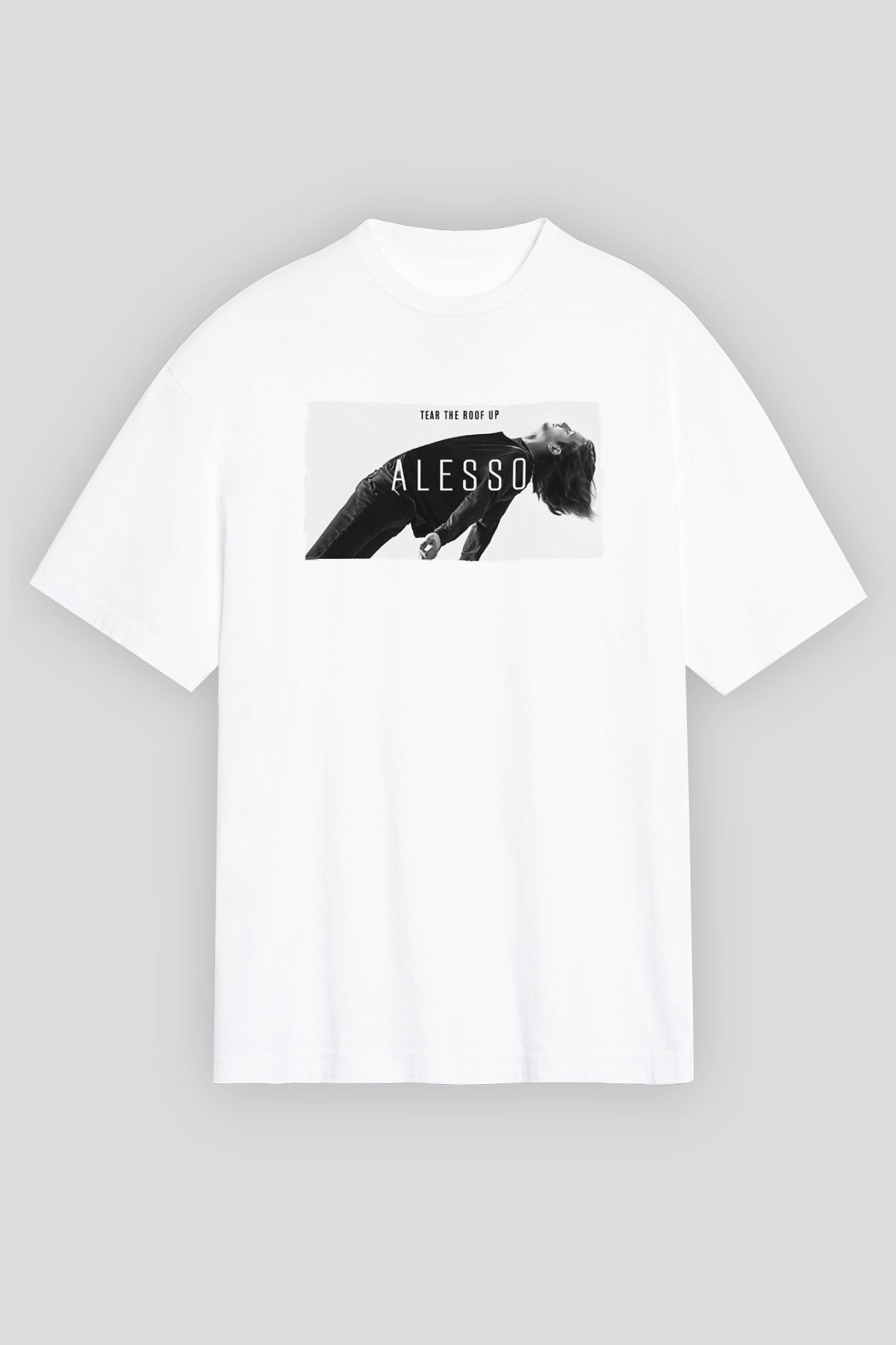 Alesso Beyaz Unisex Tişört T-Shirt - TişörtFabrikası