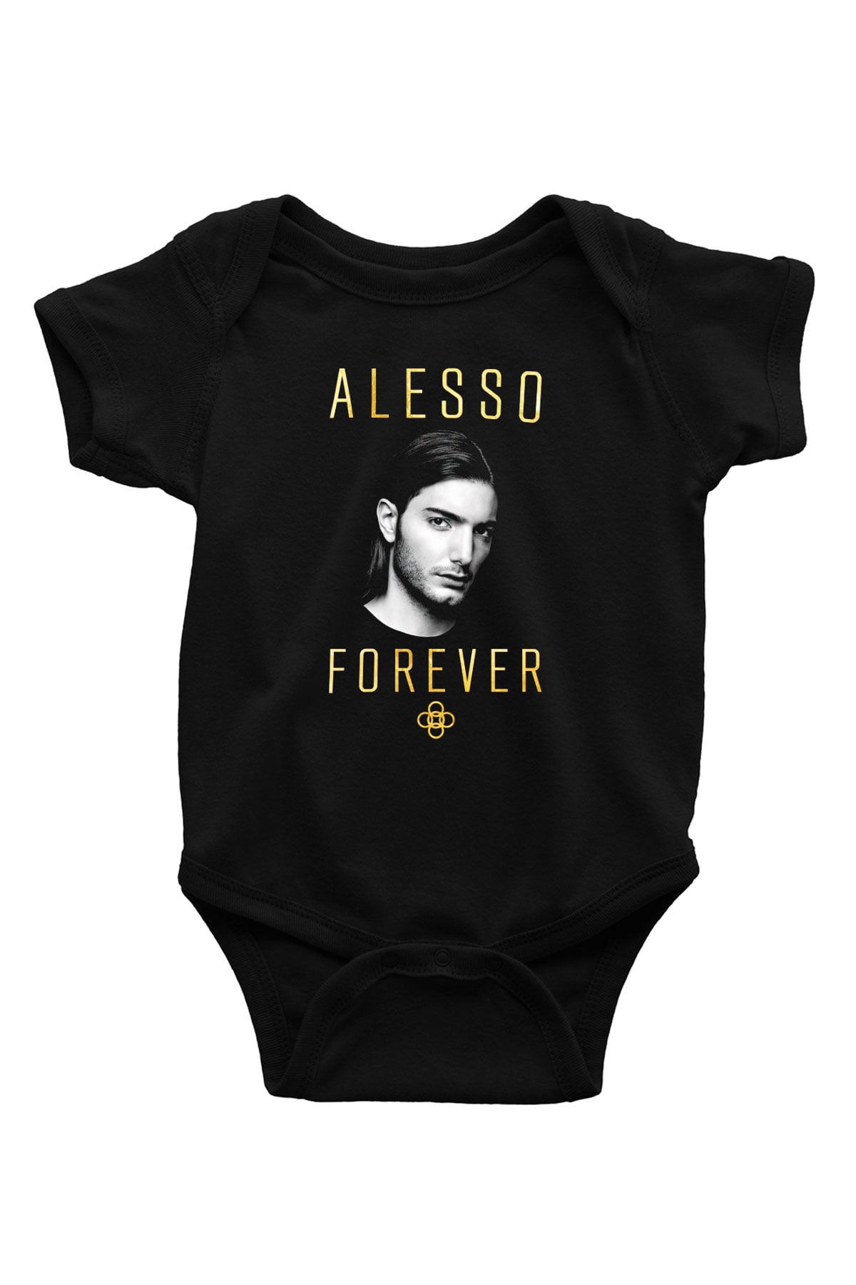 Alesso Siyah Bebek Body - Zıbın