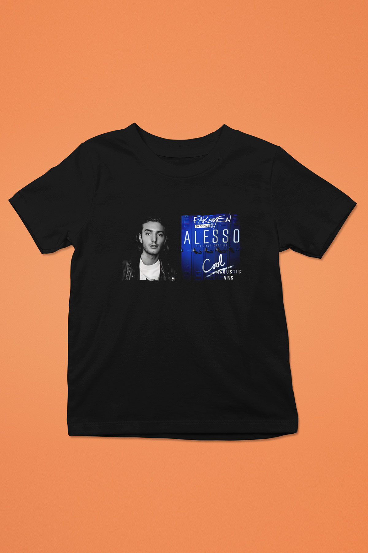 Alesso Siyah Unisex Çocuk Tişört