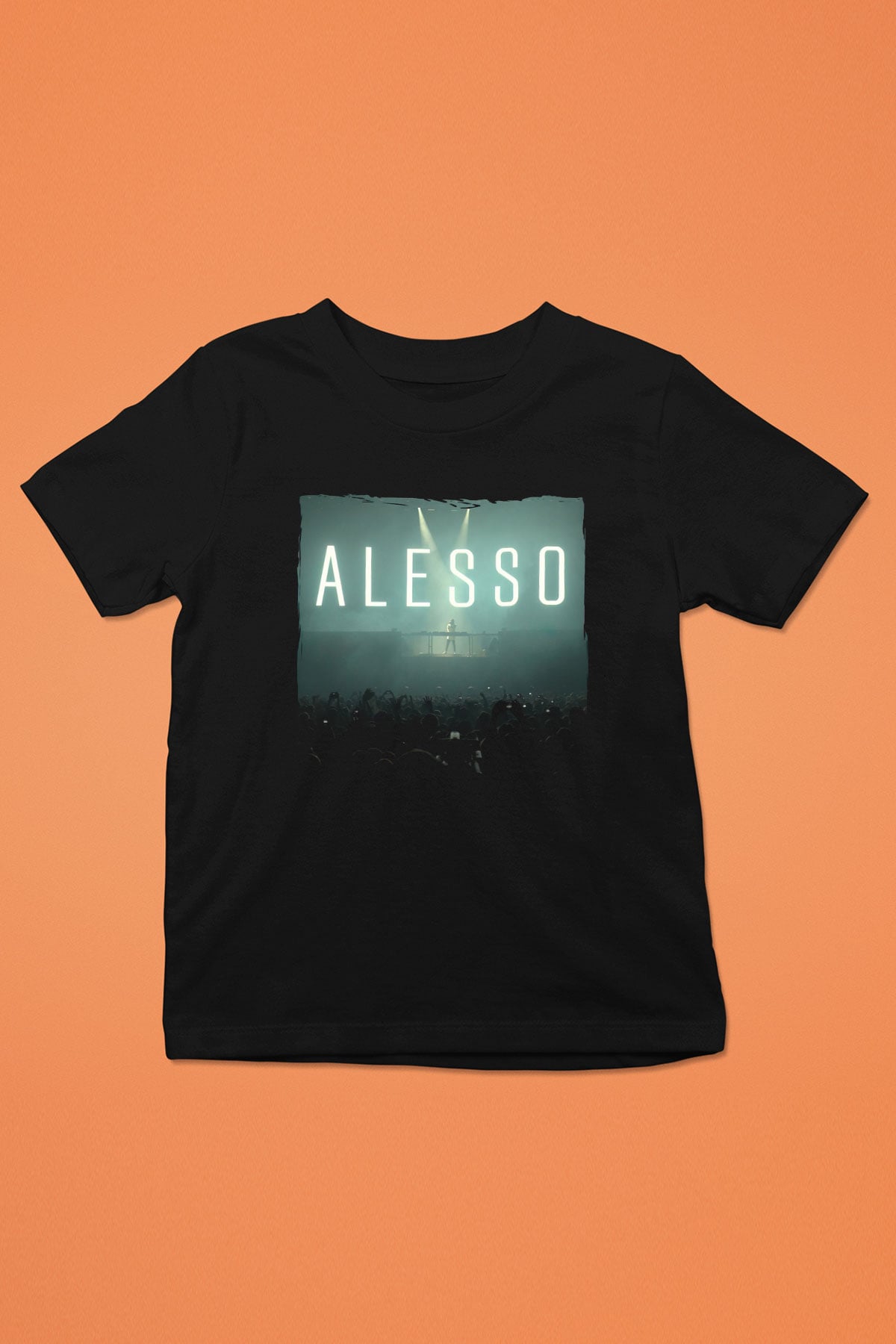 Alesso Siyah Unisex Çocuk Tişört