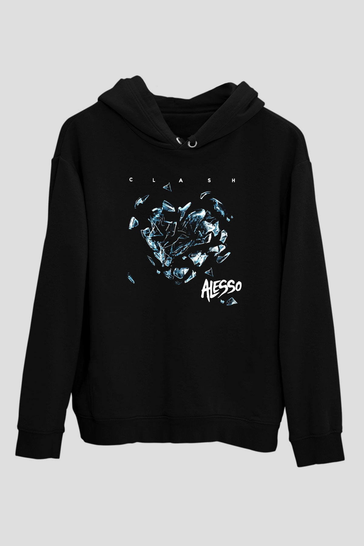 Alesso Siyah Unisex Hoodie