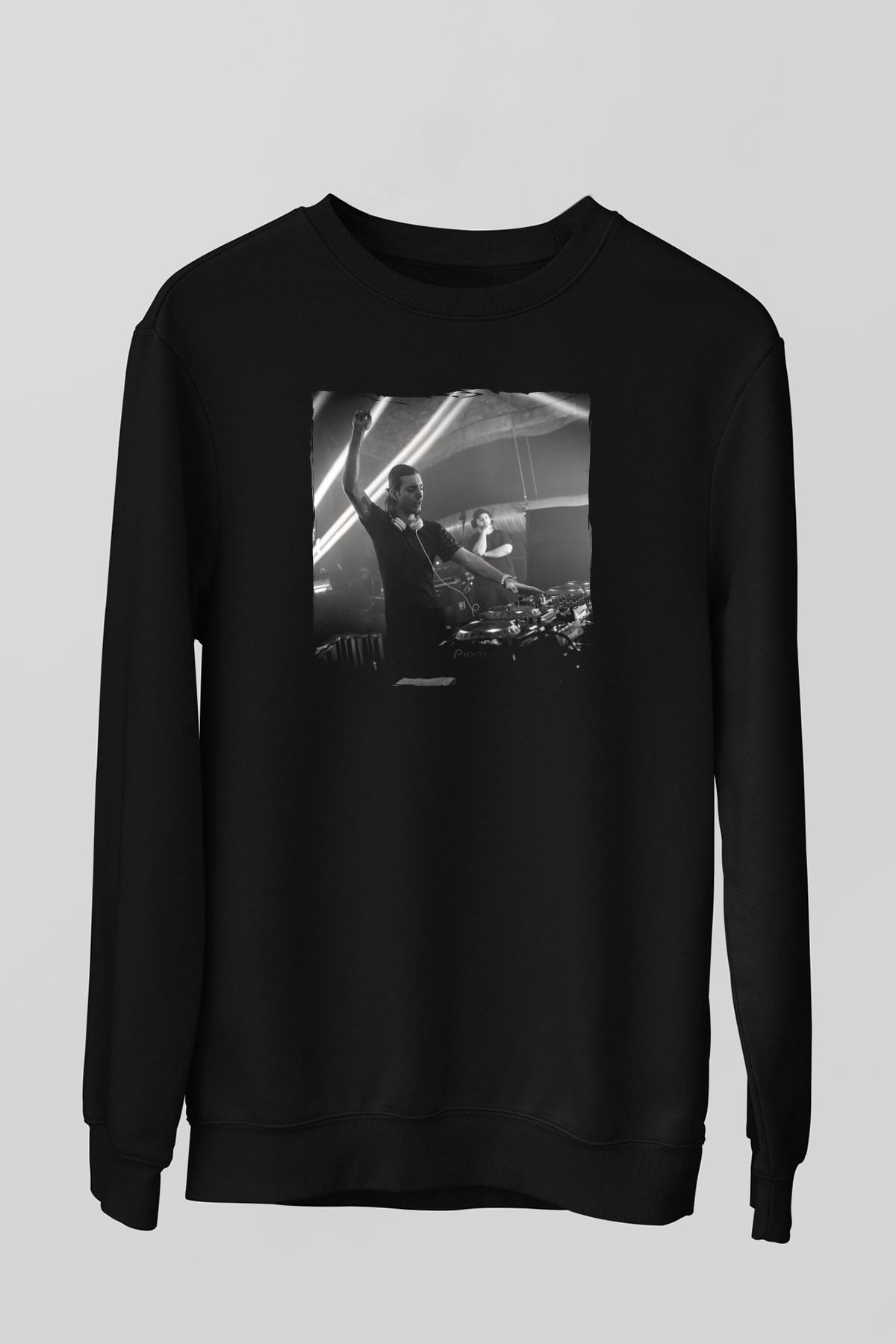 Alesso Siyah Unisex Sweatshirt