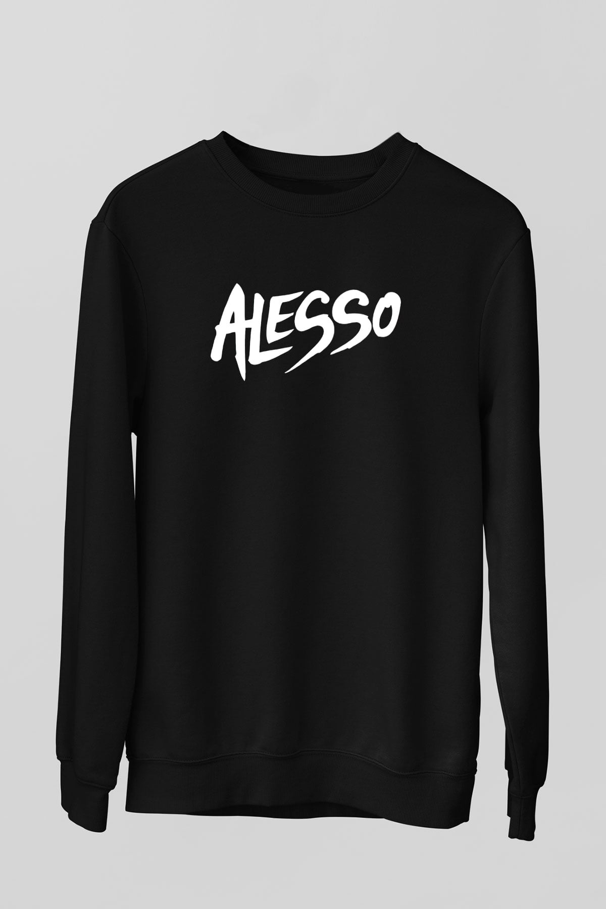 Alesso Siyah Unisex Sweatshirt