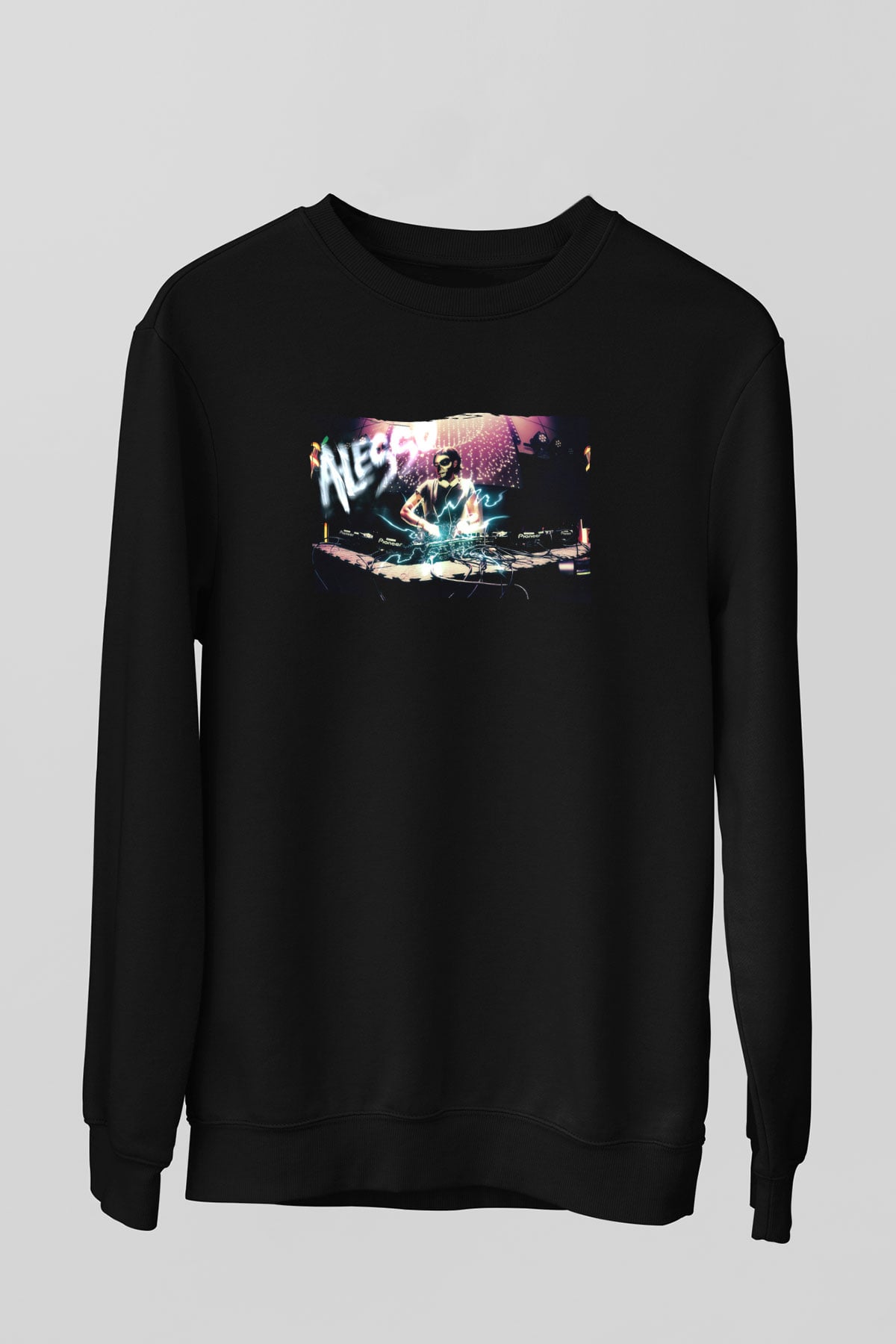 Alesso Siyah Unisex Sweatshirt