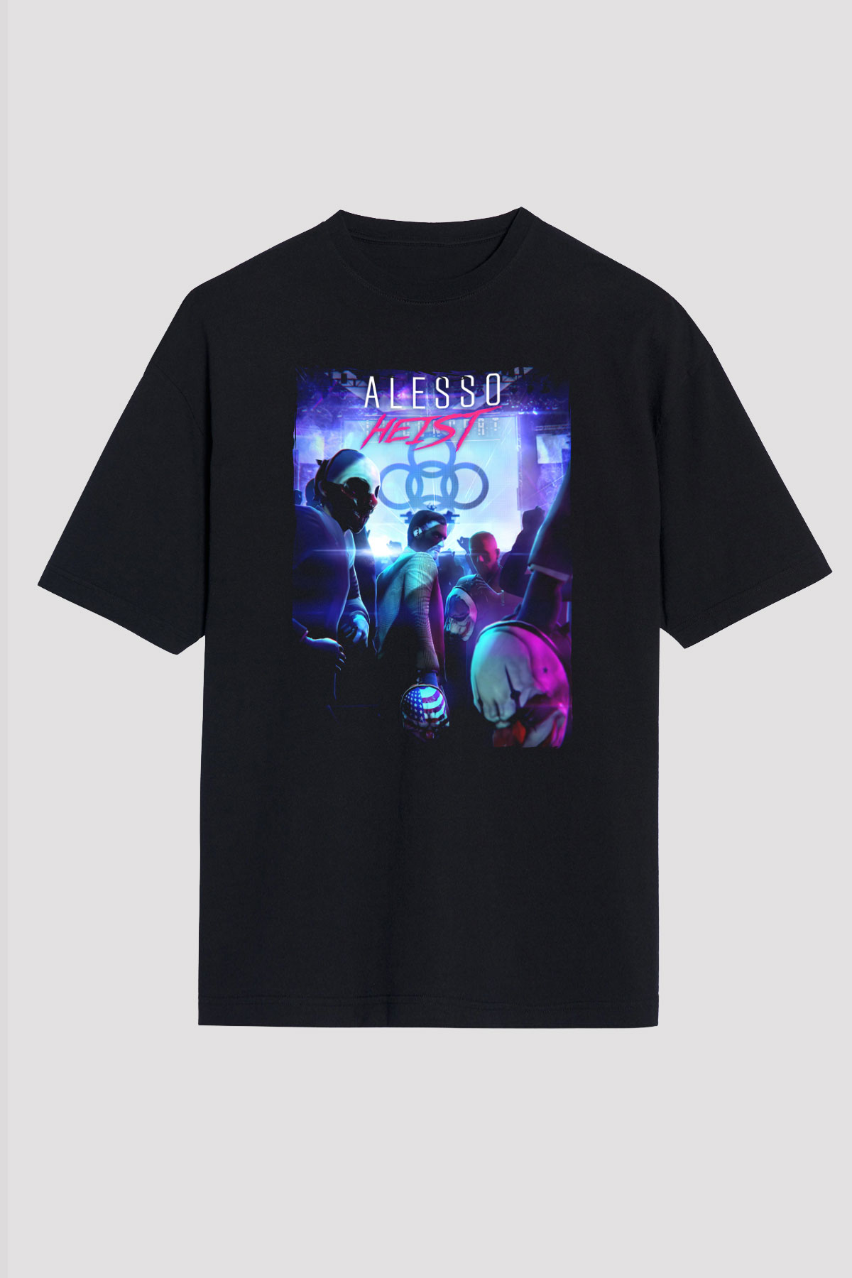 Alesso Siyah Unisex Tişört T-Shirt - TişörtFabrikası